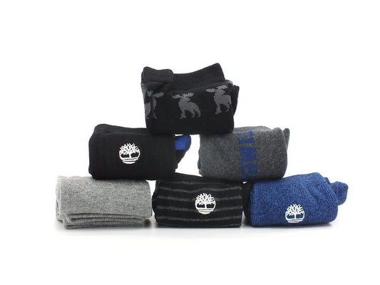 TIMBERLAND 6 PP Mix Crew Socks Calzini Gift Box TB0A1F8B - Sandrini Calzature e Abbigliamento