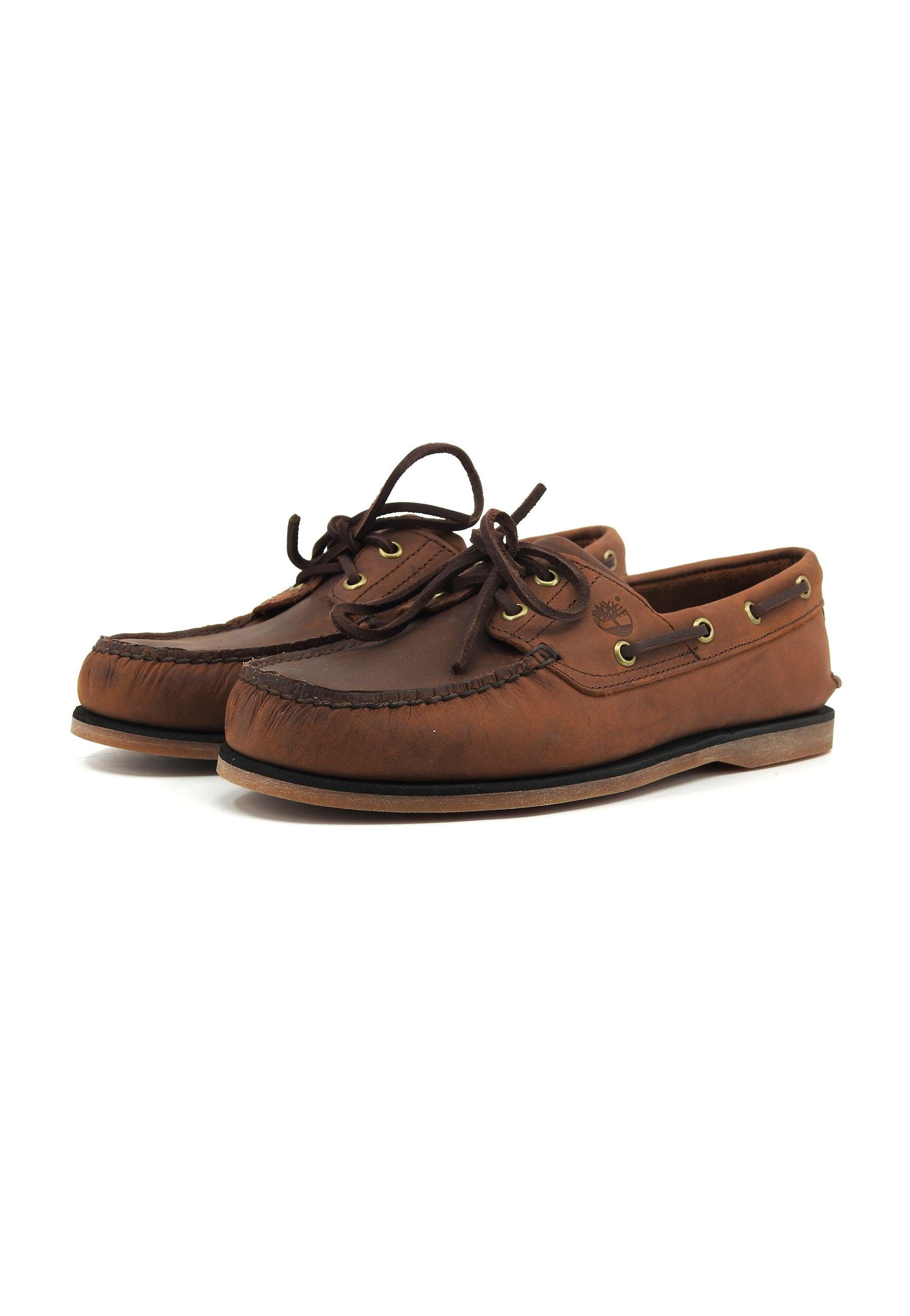 TIMBERLAND Classic Boat Mocassino Uomo Brown TB0A2FZXEM4 - Sandrini Calzature e Abbigliamento