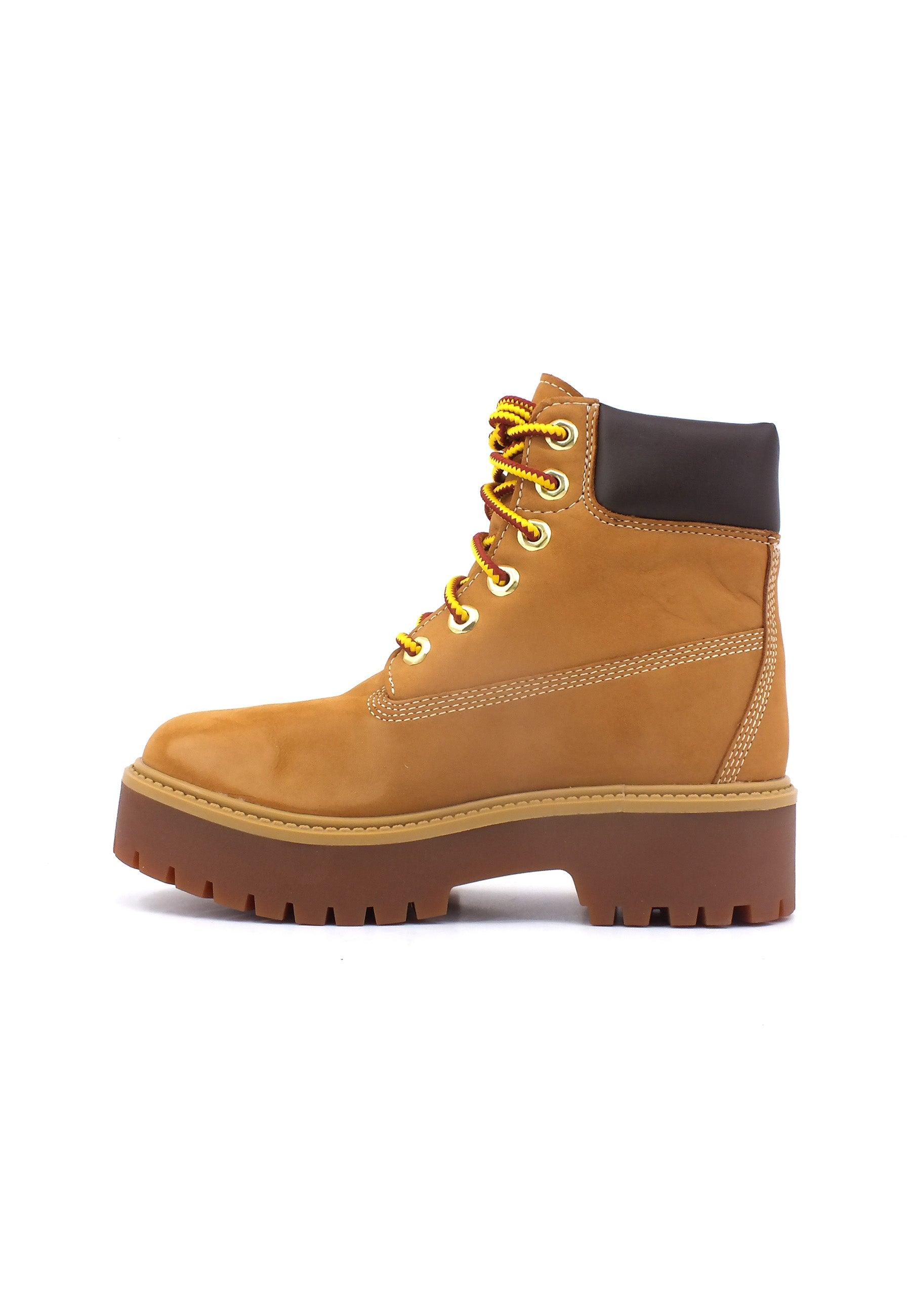 TIMBERLAND Heritage Stivaletto Donna Wheat Nubuk Beige TB0A5RJD231 - Sandrini Calzature e Abbigliamento