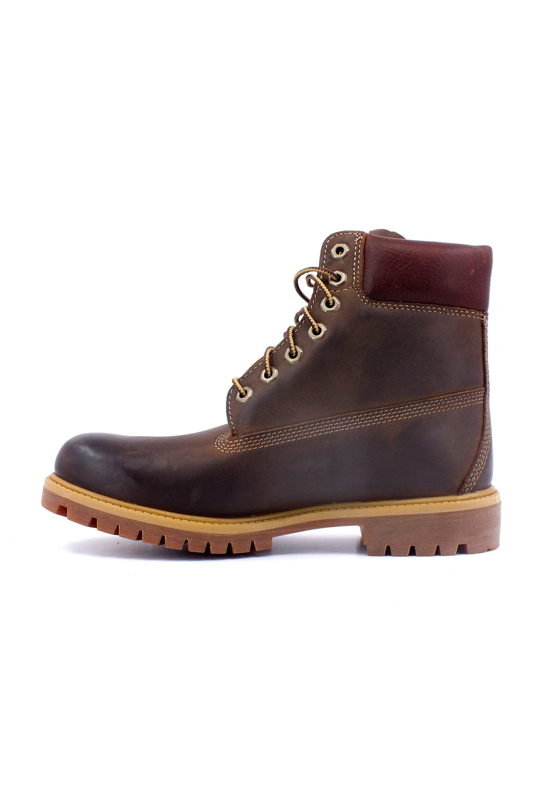 TIMBERLAND Premium Waterproof Stivaletto Uomo Brown Full Grain TB027097214 - Sandrini Calzature e Abbigliamento