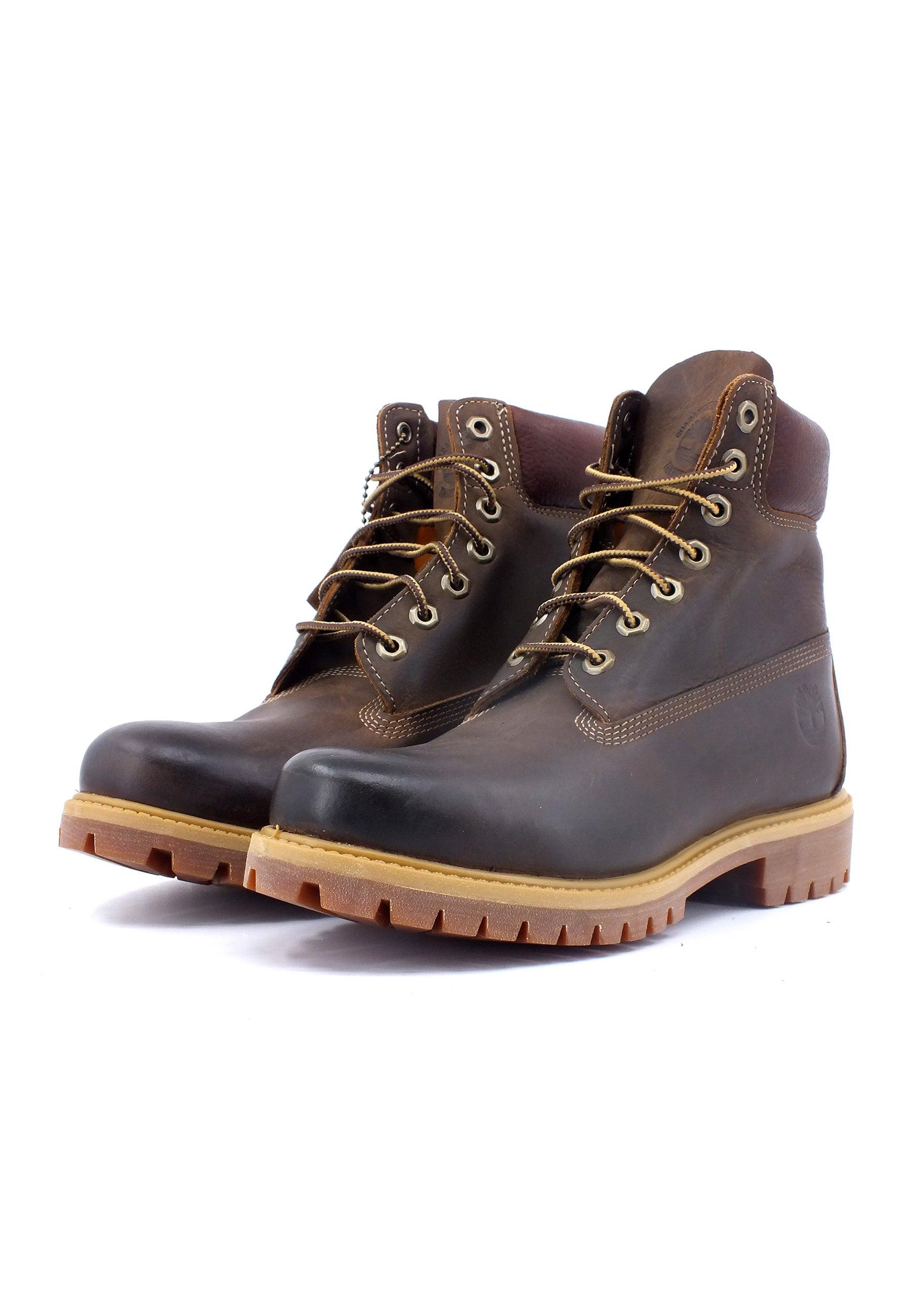 TIMBERLAND Premium Waterproof Stivaletto Uomo Brown Full Grain TB027097214 - Sandrini Calzature e Abbigliamento