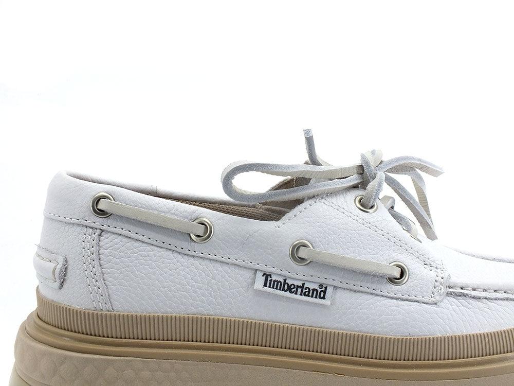 TIMBERLAND Ray City Boat Suede Scarpa Vela White TB0A2MDV100 - Sandrini Calzature e Abbigliamento