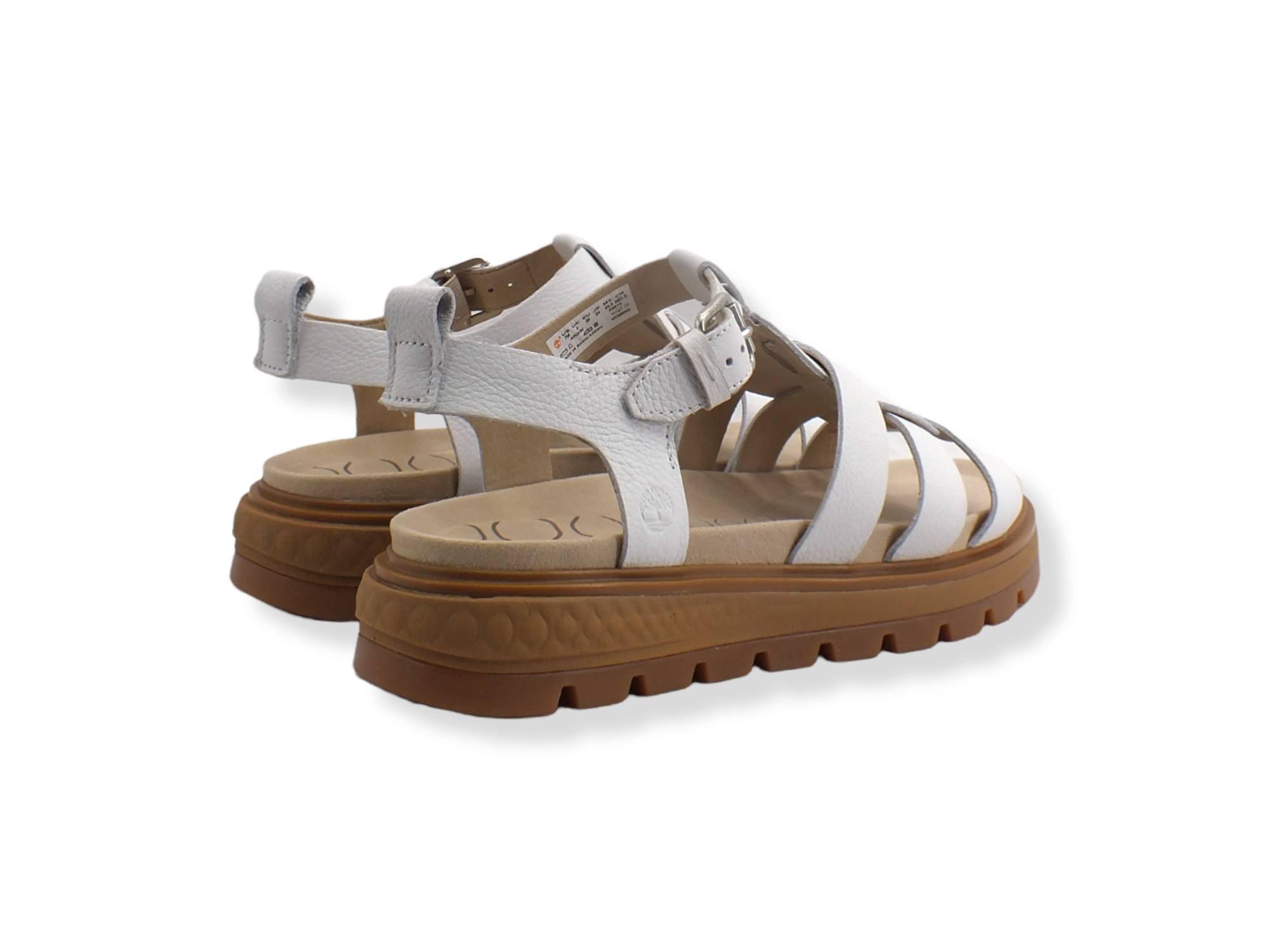 TIMBERLAND Ray City Fisherman Full Grain Sandalo Donna White TB0A2QVM100 - Sandrini Calzature e Abbigliamento