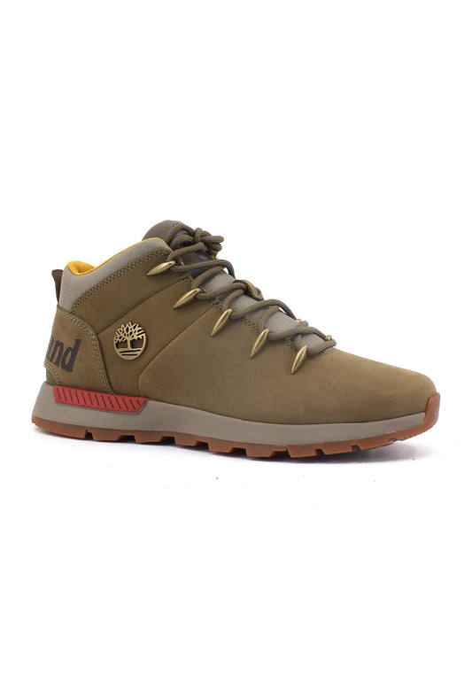 TIMBERLAND Sprint Trekker Stivaletto Uomo Olive Nubuk TB0A61JG327 - Sandrini Calzature e Abbigliamento
