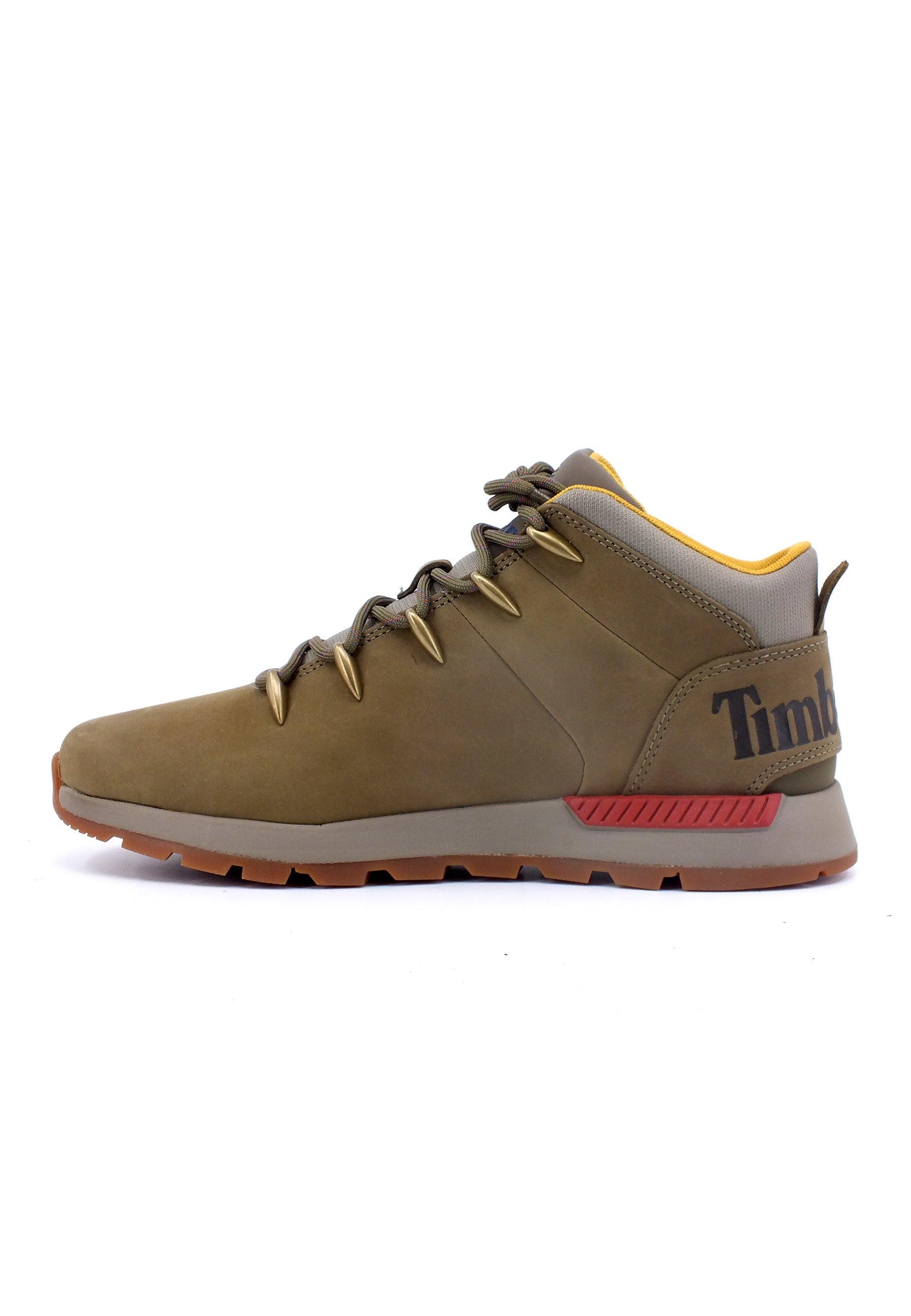TIMBERLAND Sprint Trekker Stivaletto Uomo Olive Nubuk TB0A61JG327 - Sandrini Calzature e Abbigliamento