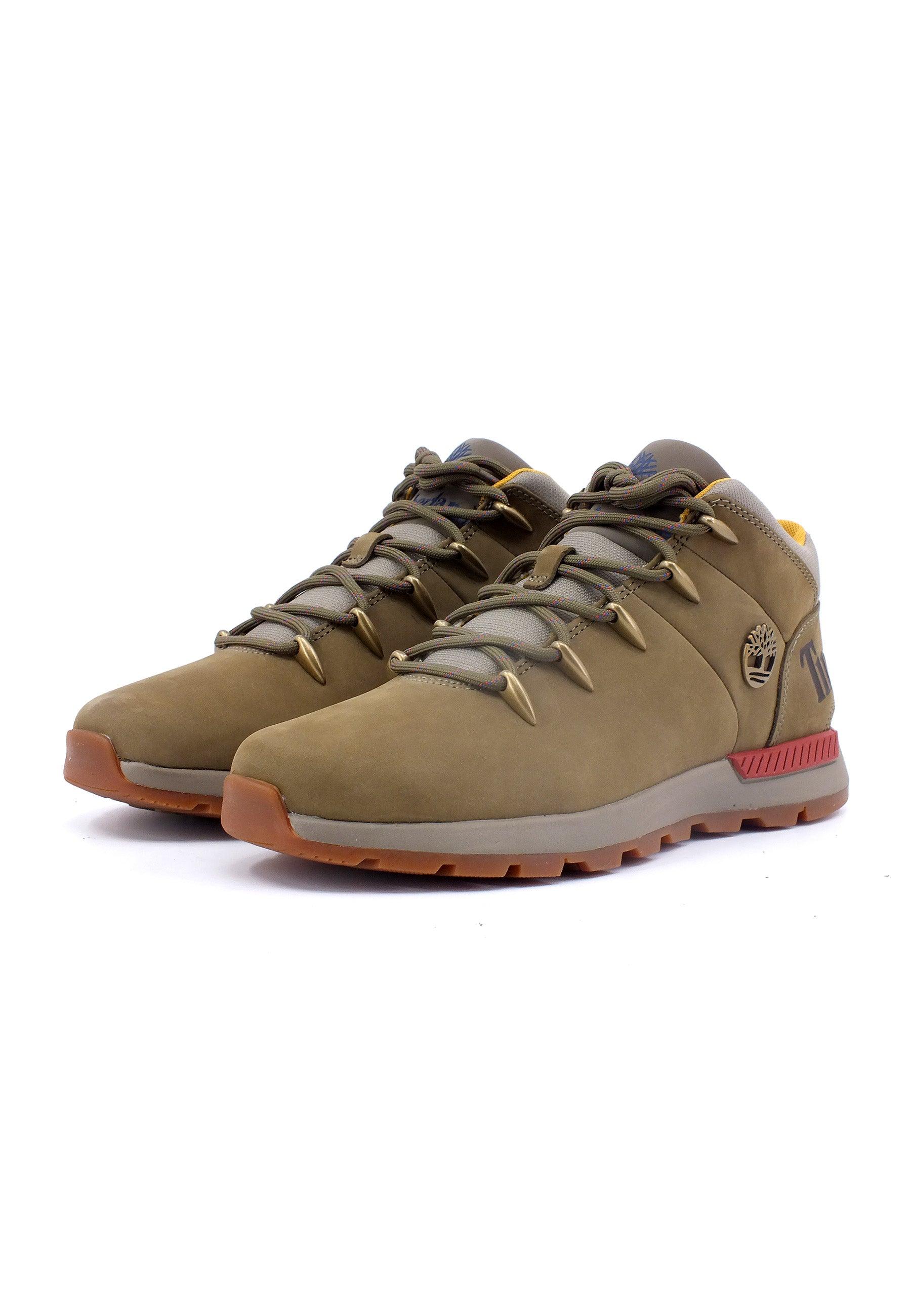 TIMBERLAND Sprint Trekker Stivaletto Uomo Olive Nubuk TB0A61JG327 - Sandrini Calzature e Abbigliamento