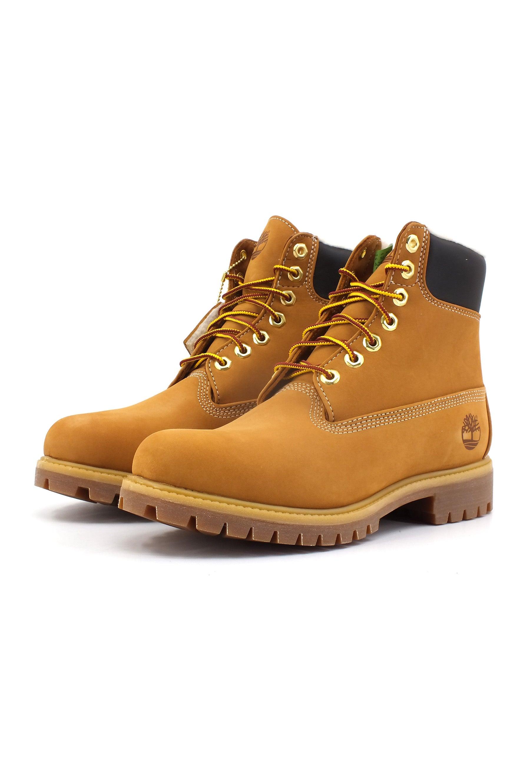 TIMBERLAND Stivaletto Premium Pelo Uomo Wheat Nubuk TB0A2E31231 - Sandrini Calzature e Abbigliamento