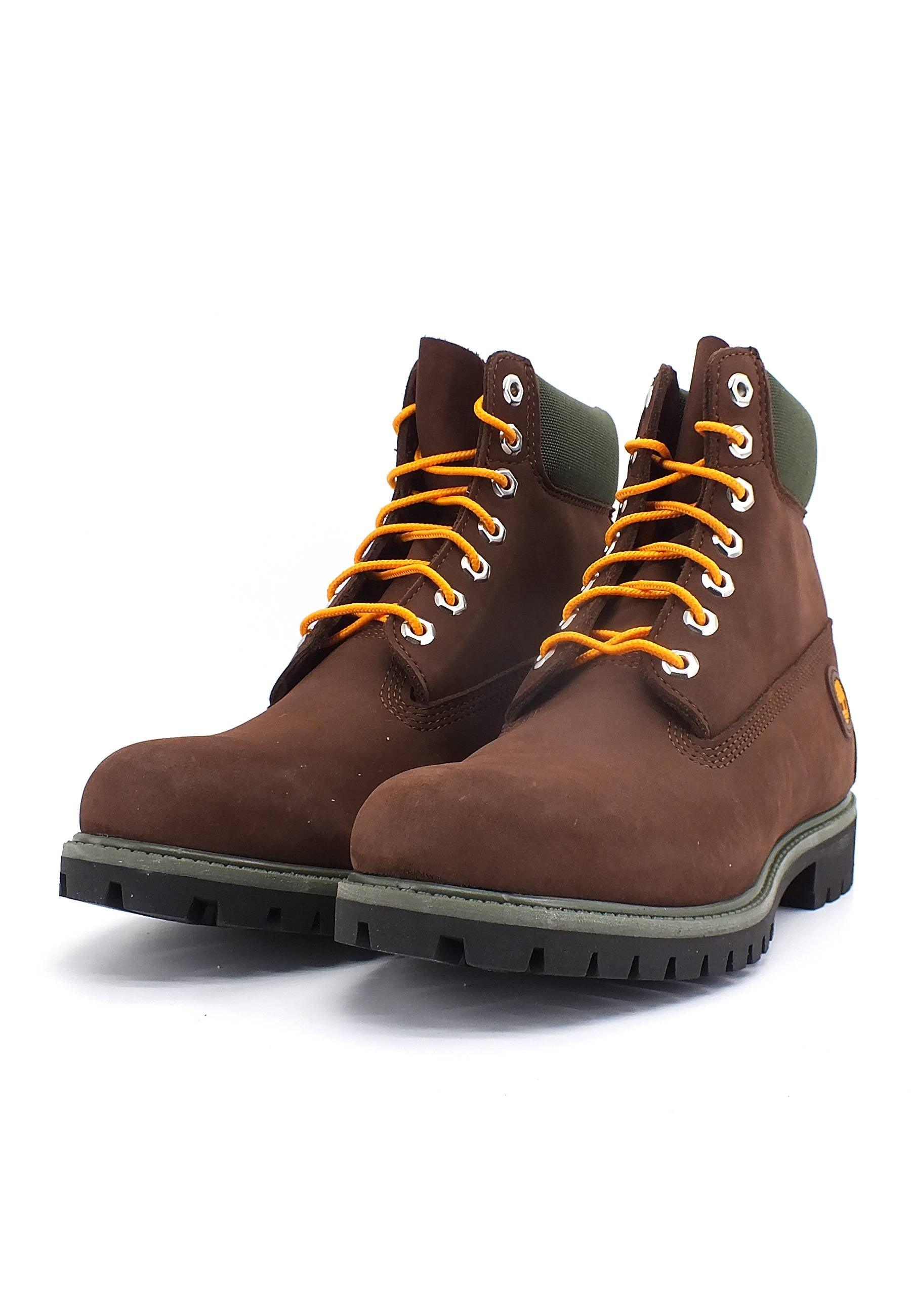 TIMBERLAND Stivaletto Premium Waterproof Uomo Dark Brown TB0A2CX8931 - Sandrini Calzature e Abbigliamento