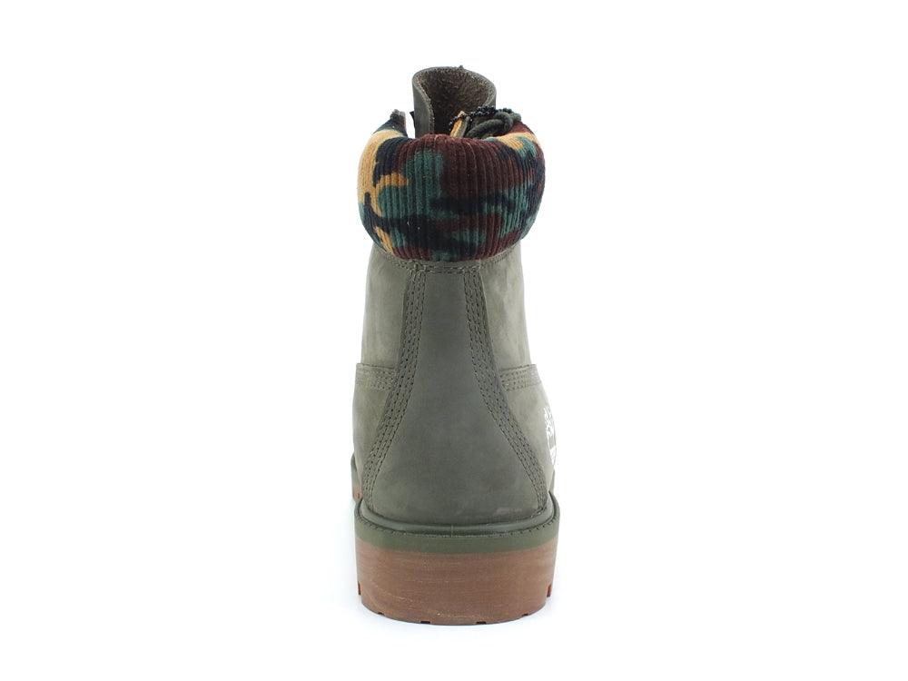 TIMBERLAND Waterproof 6 Nubuk Heritage Stivaletto Scarponcino Dark Green TB0A2KC5A581 - Sandrini Calzature e Abbigliamento