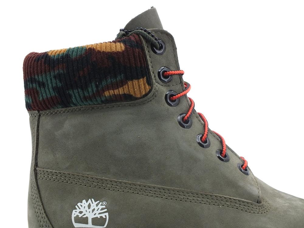 TIMBERLAND Waterproof 6 Nubuk Heritage Stivaletto Scarponcino Dark Green TB0A2KC5A581 - Sandrini Calzature e Abbigliamento