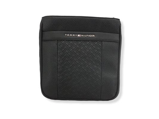 TOMMY HILFIGER Central Mini Crossover Borsa Tracolla Uomo Black AM0AM09248 - Sandrini Calzature e Abbigliamento