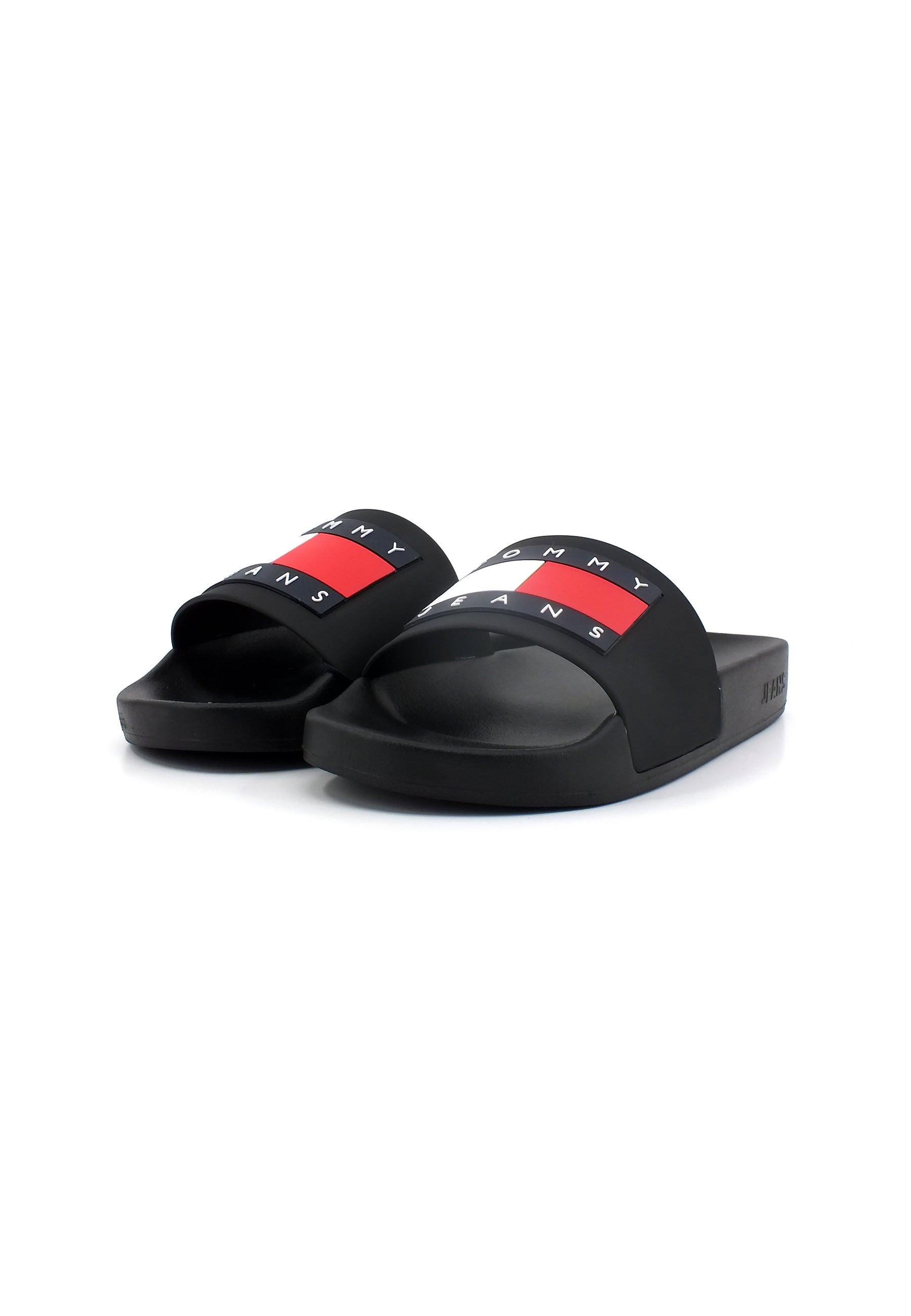 TOMMY HILFIGER Ciabatta Donna Black EN0EN02115 - Sandrini Calzature e Abbigliamento