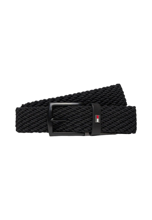 TOMMY HILFIGER Cintura Elastic Uomo Black AM0AM12243 - Sandrini Calzature e Abbigliamento