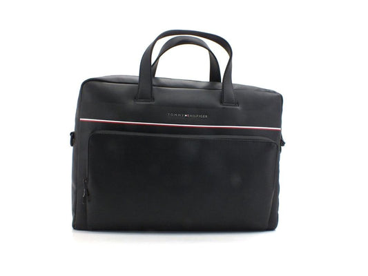 TOMMY HILFIGER Computer Bag Men Borsa Cartella Black AM0AM08109 - Sandrini Calzature e Abbigliamento