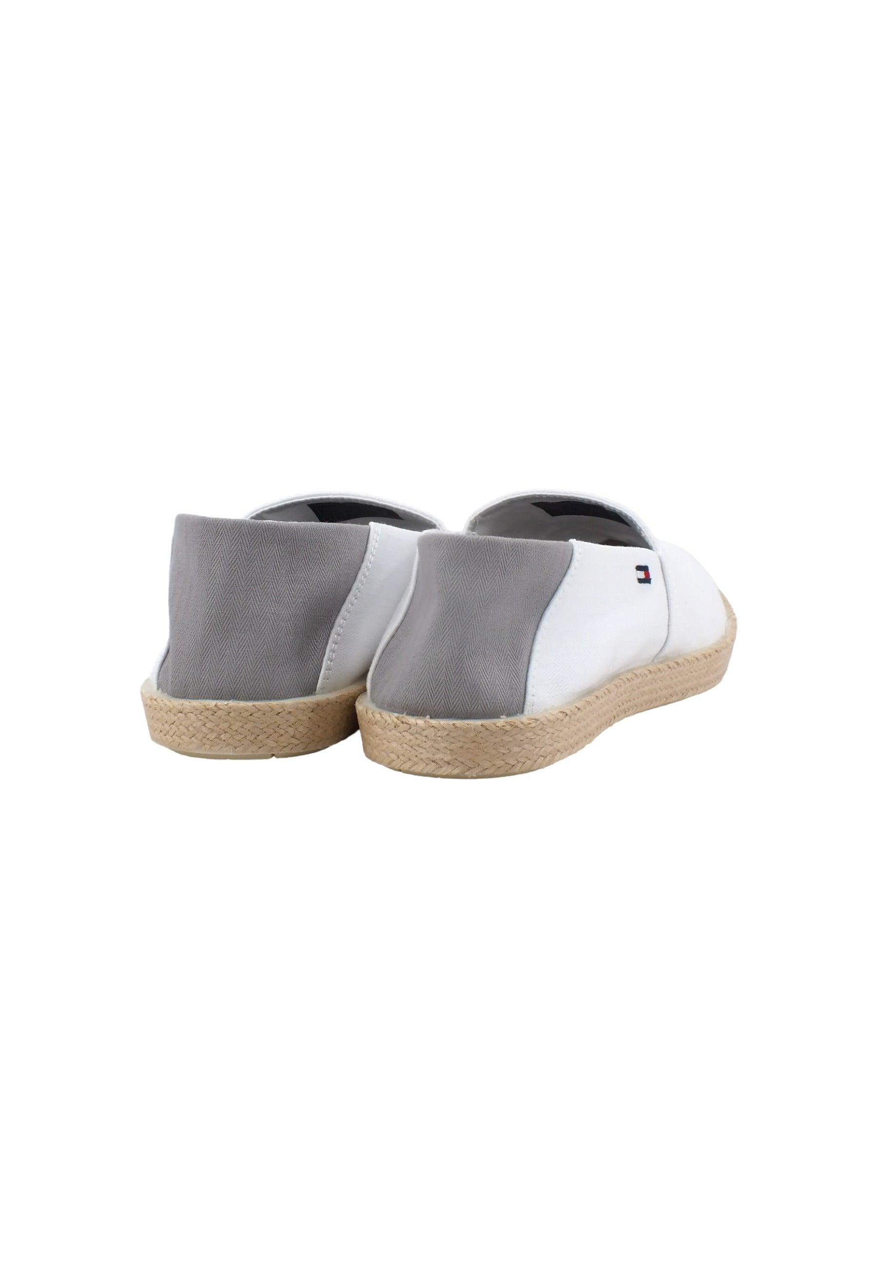TOMMY HILFIGER Easy Summer Espadrillas Uomo White FM0FM00569 - Sandrini Calzature e Abbigliamento