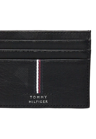 TOMMY HILFIGER Portafoglio Portacarte Uomo Black AM0AM12186 - Sandrini Calzature e Abbigliamento