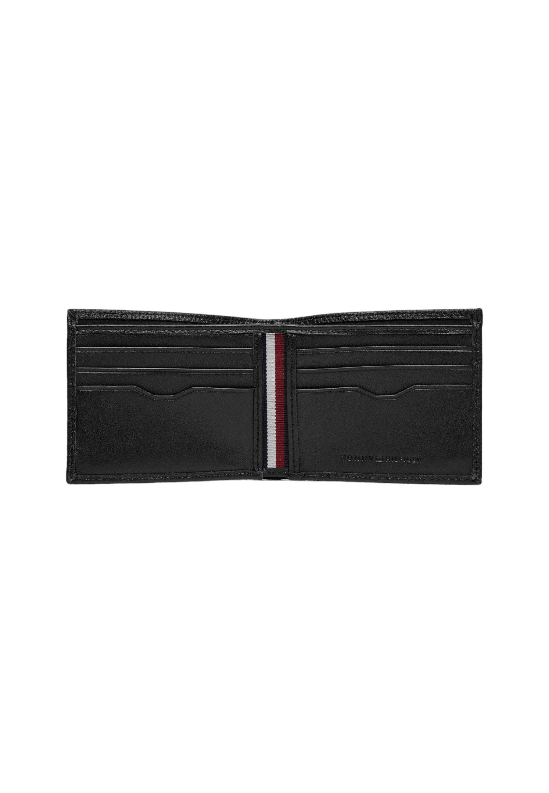 TOMMY HILFIGER Portafoglio Uomo Mini Black AM0AM11854 - Sandrini Calzature e Abbigliamento