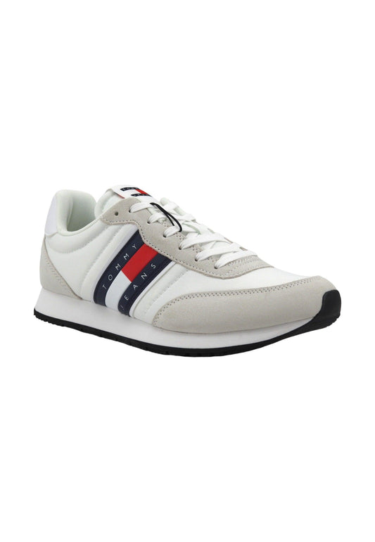 TOMMY HILFIGER Sneaker Uomo White EM0EM01351 - Sandrini Calzature e Abbigliamento