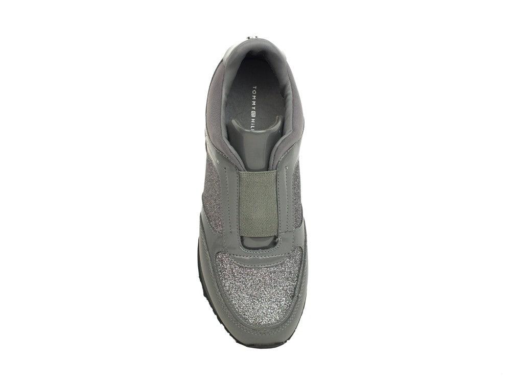TOMMY HILFIGER Sneakers Steel Grey FW0FW03553 - Sandrini Calzature e Abbigliamento