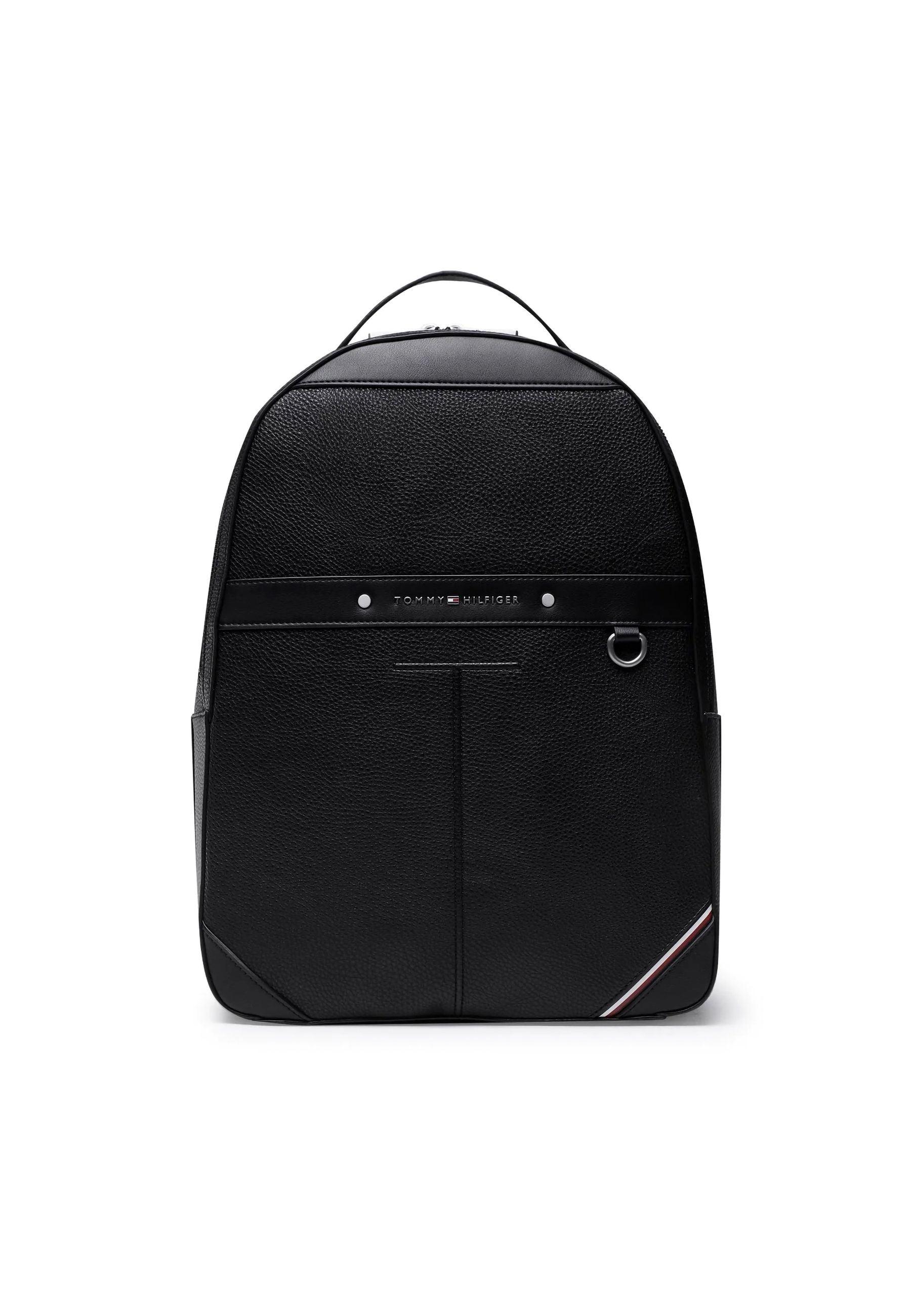 TOMMY HILFIGER Th Central Zaino Uomo Black AM0AM10560 - Sandrini Calzature e Abbigliamento
