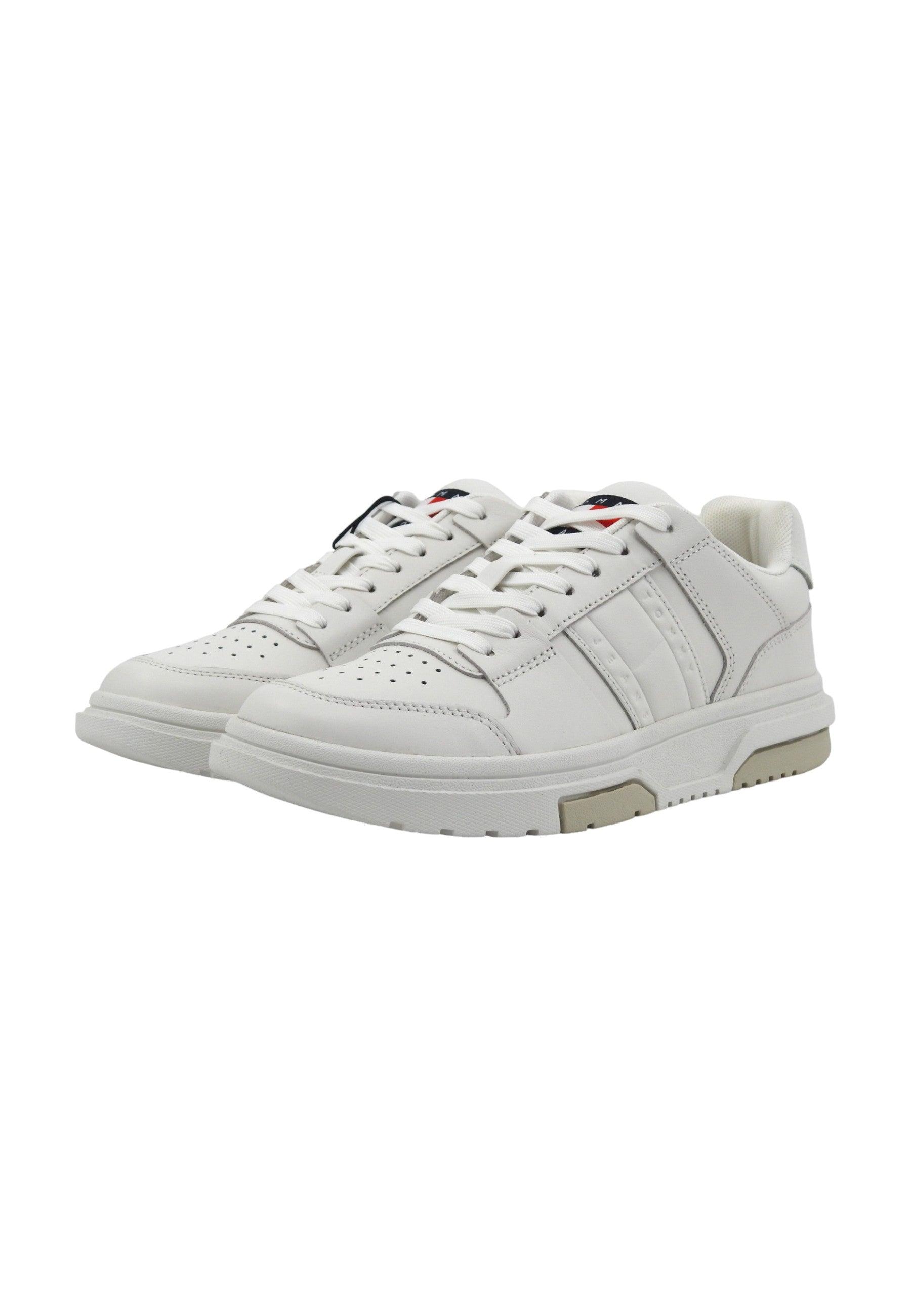 TOMMY HILFIGER The Brooklyn Sneaker Donna Ecru Bianco EN0EN02475 - Sandrini Calzature e Abbigliamento