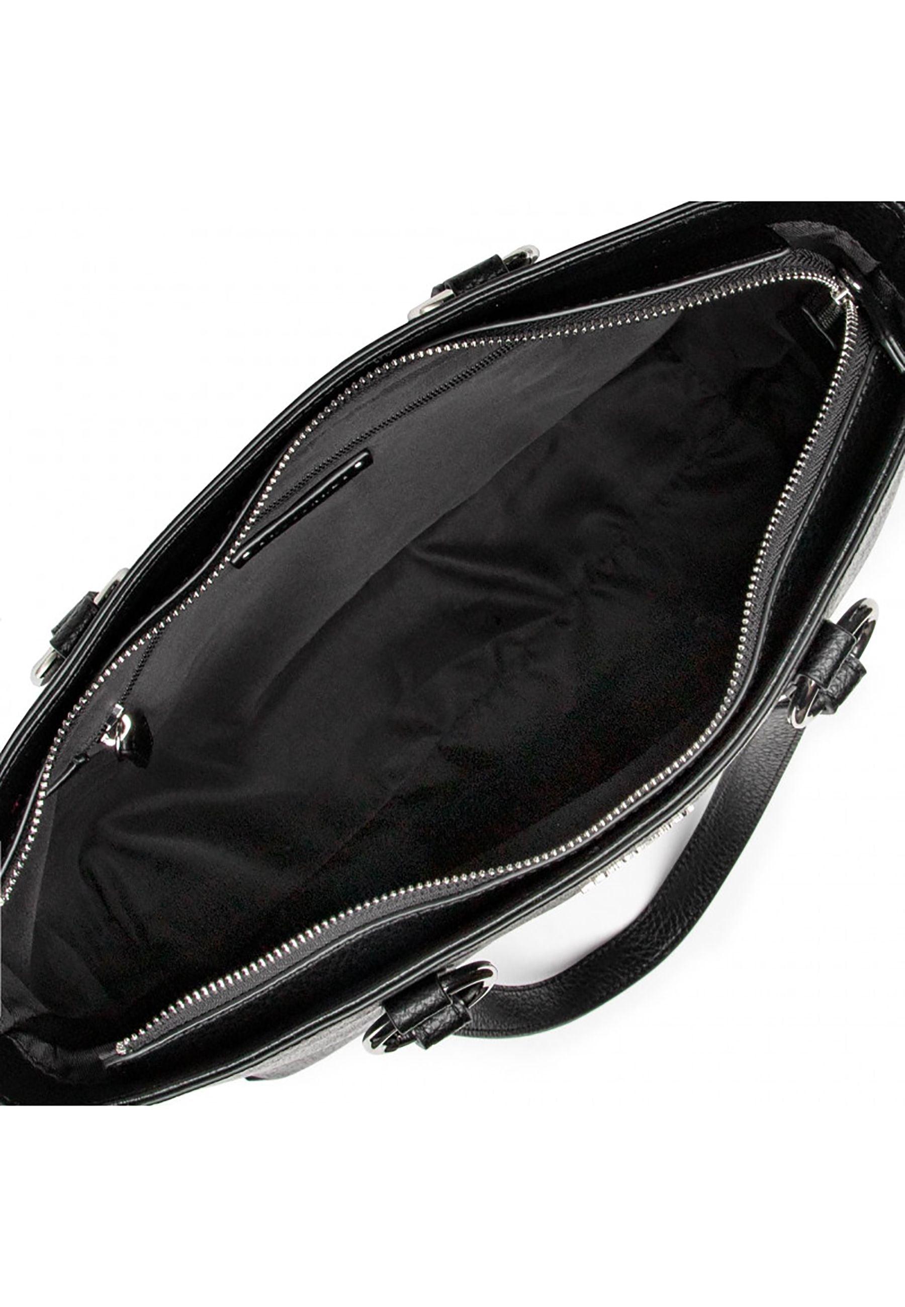 TRUSSARDI New Lisbona Borsa Shopper Black 75B01424 - Sandrini Calzature e Abbigliamento
