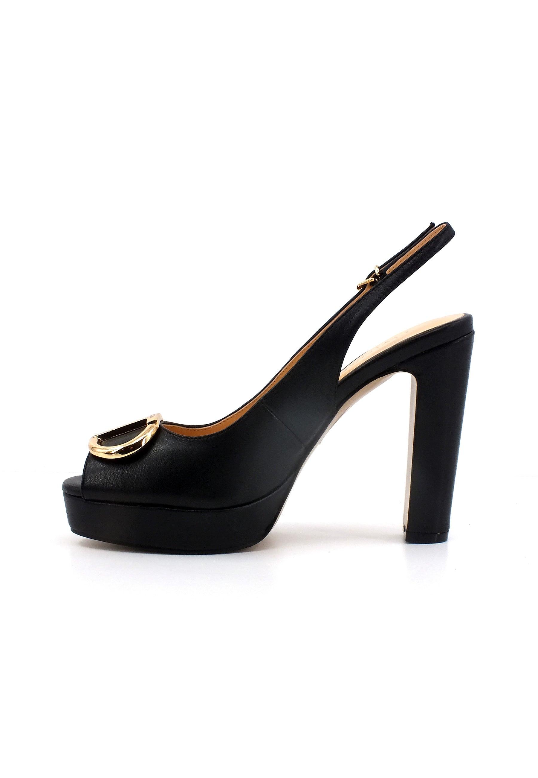 TWINSET Sandalo Tacco Alto Donna Nero 231TCP122 - Sandrini Calzature e Abbigliamento