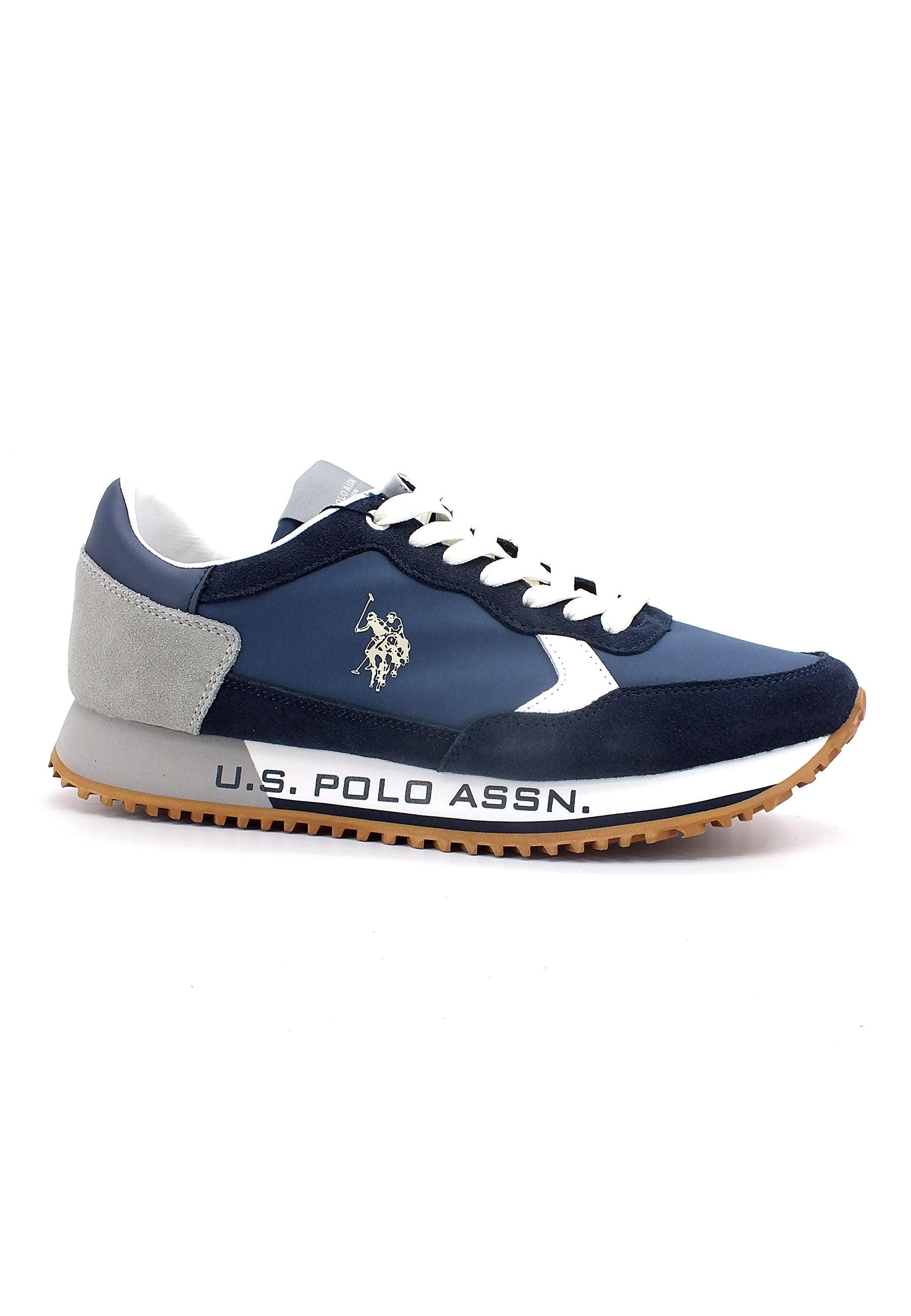 U.S. POLO ASS. Sneaker Uomo Blu CLEEF003 - Sandrini Calzature e Abbigliamento