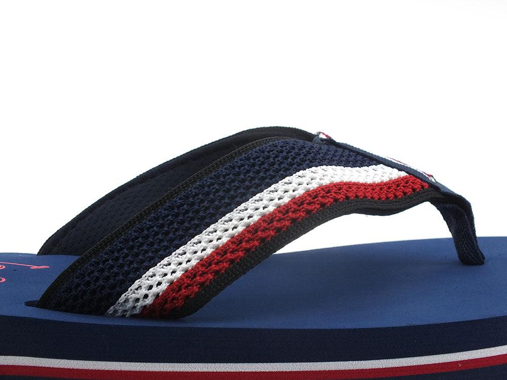 U.S. POLO ASSN. Ciabatta Infradito Mesh Tessuto Blu - Sandrini Calzature e Abbigliamento