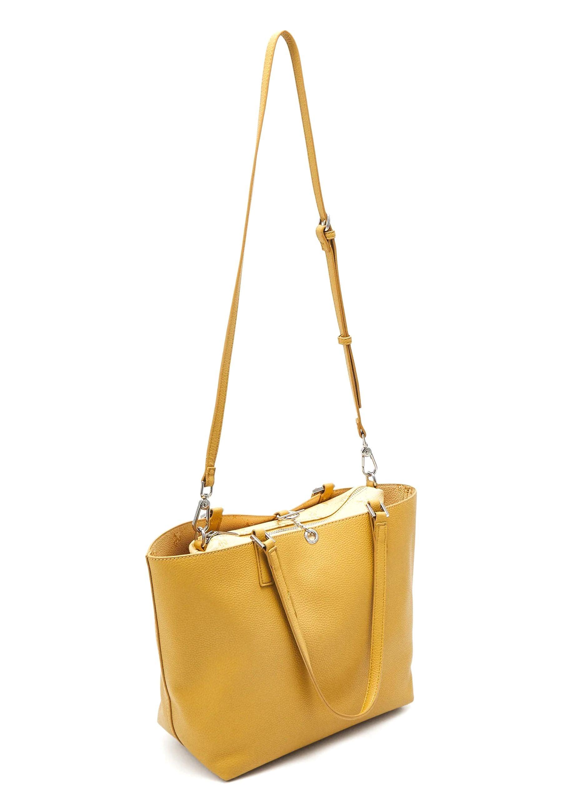 U.S. POLO ASSN. Malibu Borsa Shopping Con Pochette Mustard BEUM15737WVG302 - Sandrini Calzature e Abbigliamento