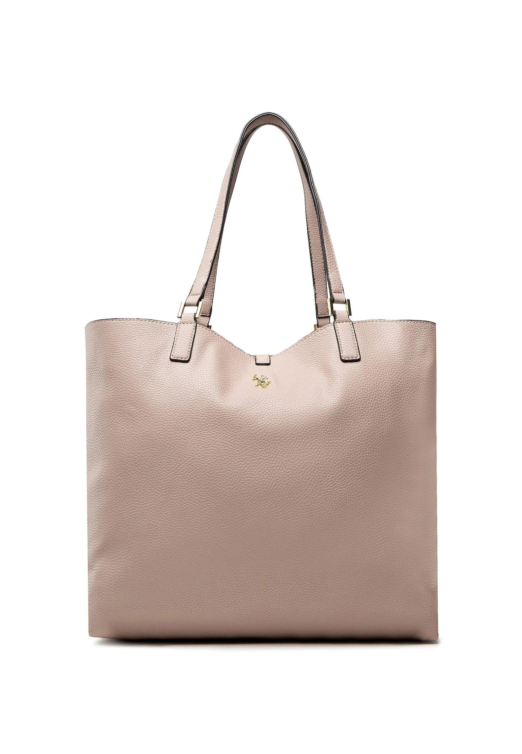 U.S. POLO ASSN. Malibu Borsa Shopping Con Pochette Pink Gold BEUM15736WVG499 - Sandrini Calzature e Abbigliamento