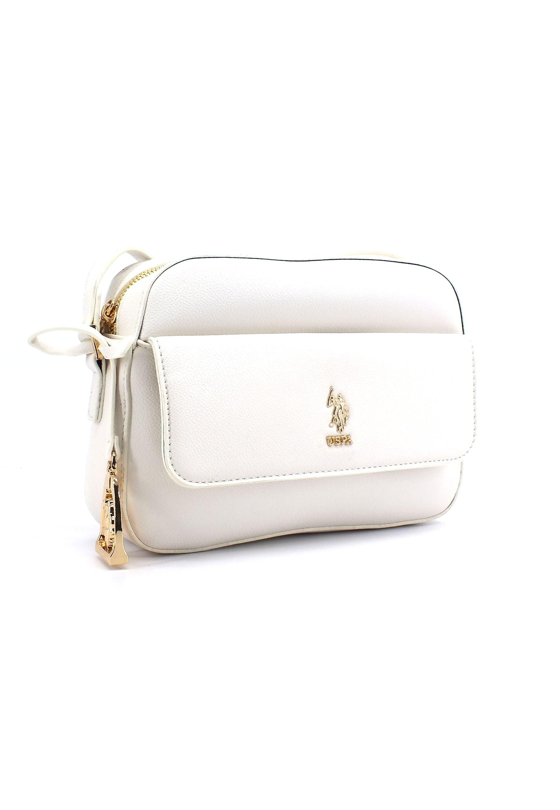 U.S. POLO ASSN. New Jones Tracolla Crossbody Off White BIUJE5564WVP802 - Sandrini Calzature e Abbigliamento