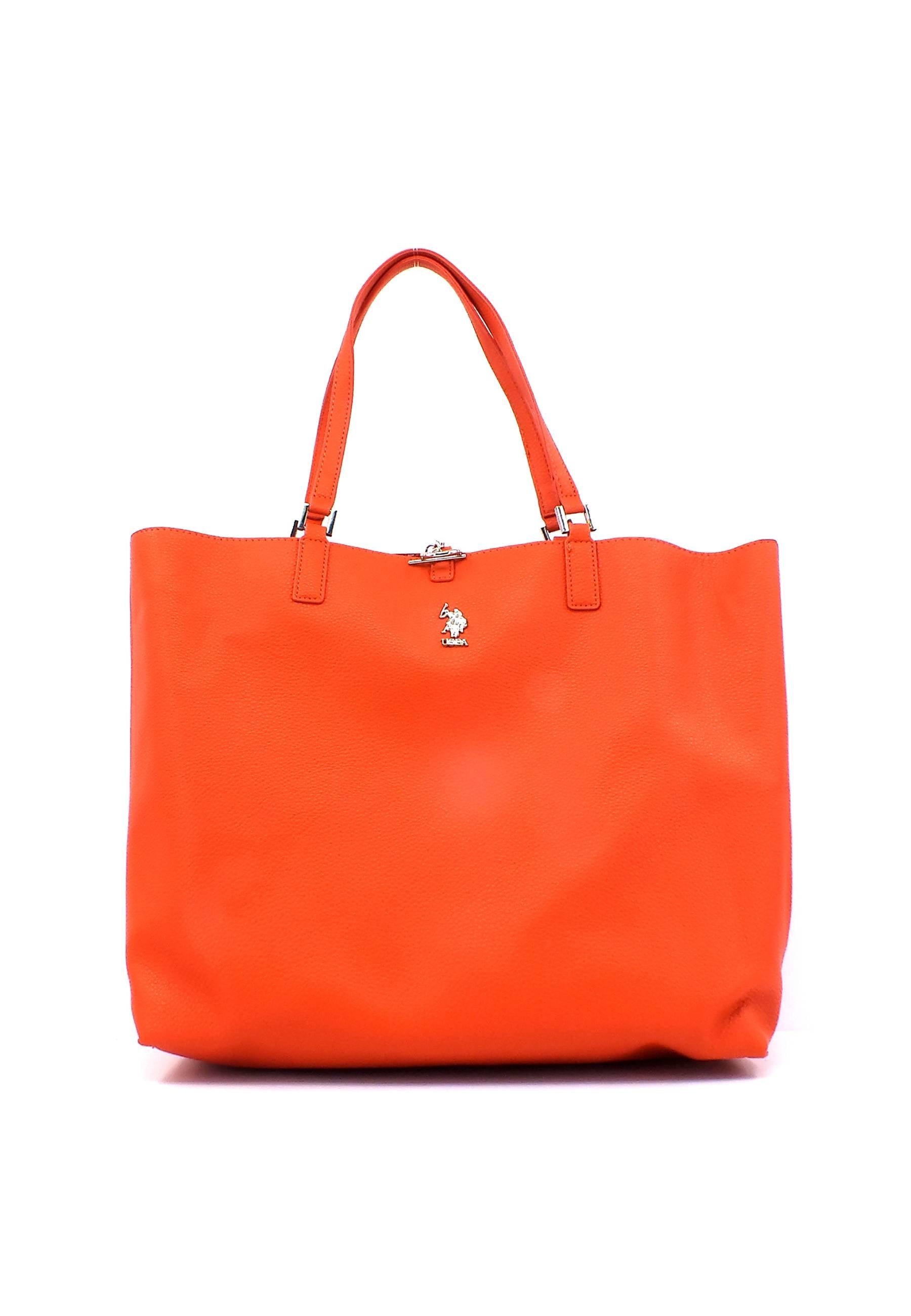 U.S. POLO ASSN. Rogersiville Borsa Shopping Con Pochette Orange BEURR6001WVG301 - Sandrini Calzature e Abbigliamento