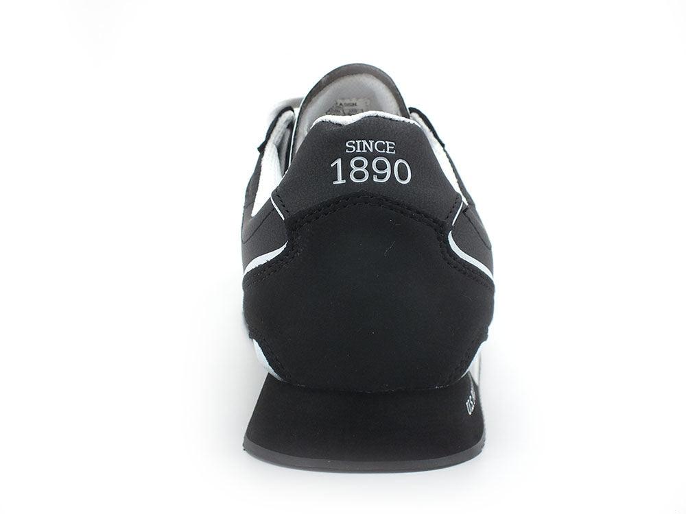 U.S. POLO ASSN. Sneaker Logo Tricolor Nero - Sandrini Calzature e Abbigliamento