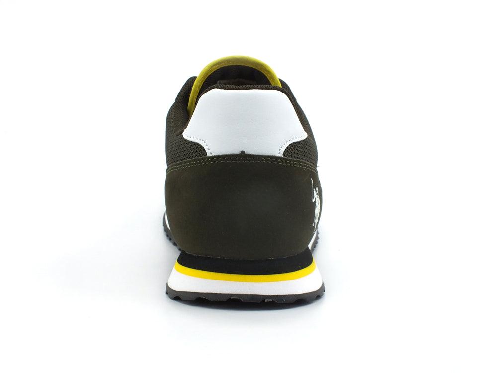 U.S. POLO ASSN. Sneaker Pelle Banda Verde Militare - Sandrini Calzature e Abbigliamento