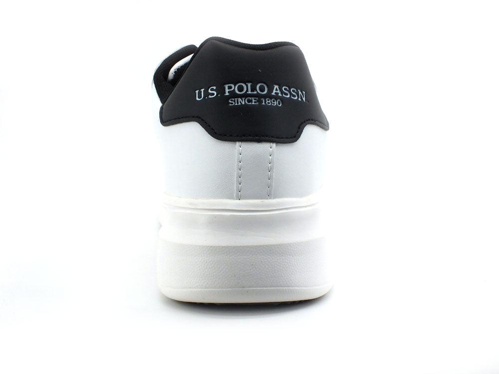 U.S. POLO ASSN. Sneaker Retro Black Bianco - Sandrini Calzature e Abbigliamento