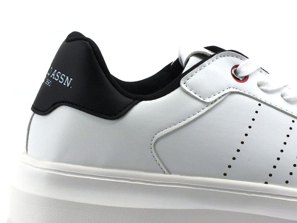 U.S. POLO ASSN. Sneaker Retro Black Bianco - Sandrini Calzature e Abbigliamento
