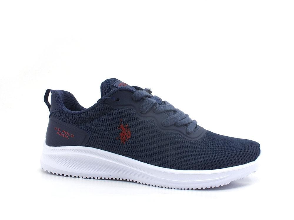 U.S. POLO ASSN. Sneaker Running LogoTessuto Blu Scuro - Sandrini Calzature e Abbigliamento