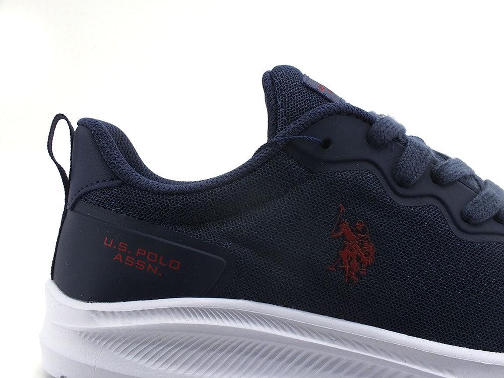 U.S. POLO ASSN. Sneaker Running LogoTessuto Blu Scuro - Sandrini Calzature e Abbigliamento