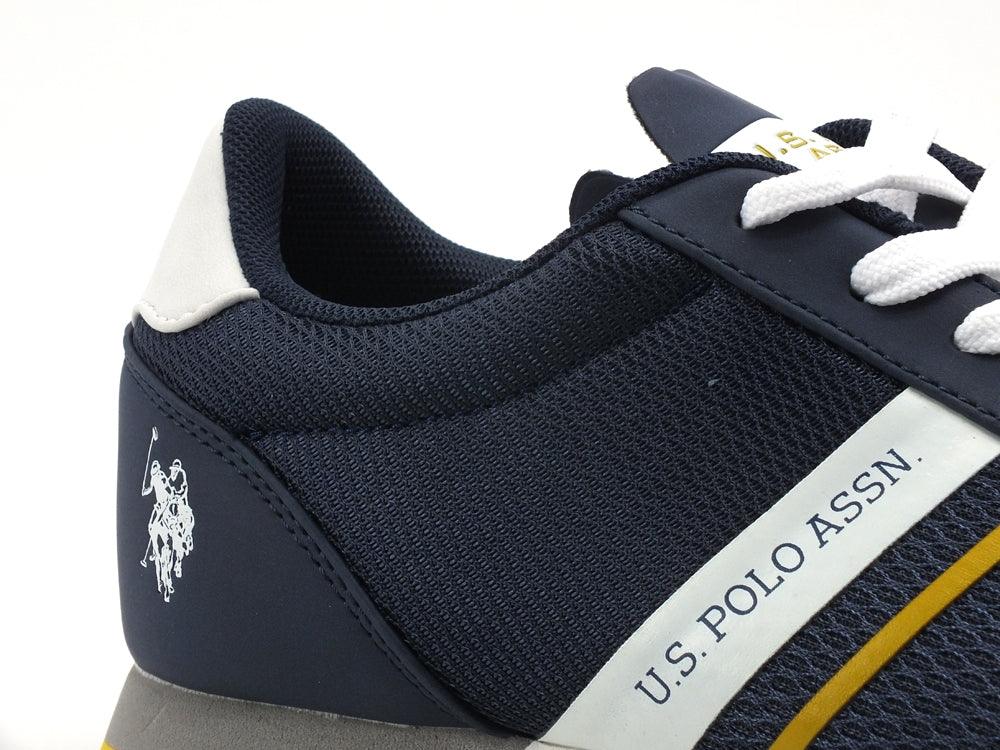U.S. POLO ASSN. Sneaker Running Uomo Logo Navy BRANDON2 - Sandrini Calzature e Abbigliamento