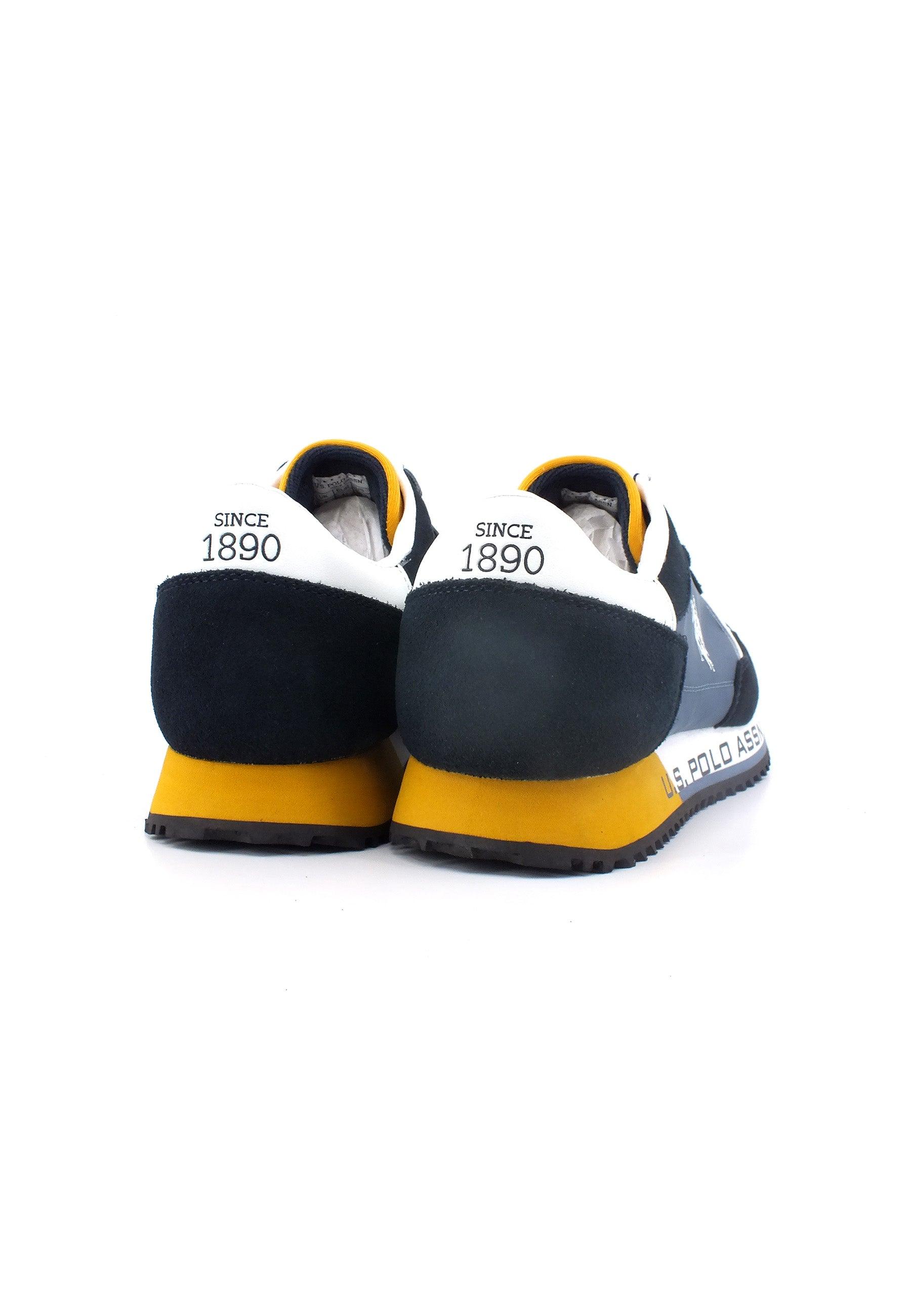 U.S. POLO ASSN. Sneaker Uomo Blue Yellow CLEEF001A - Sandrini Calzature e Abbigliamento