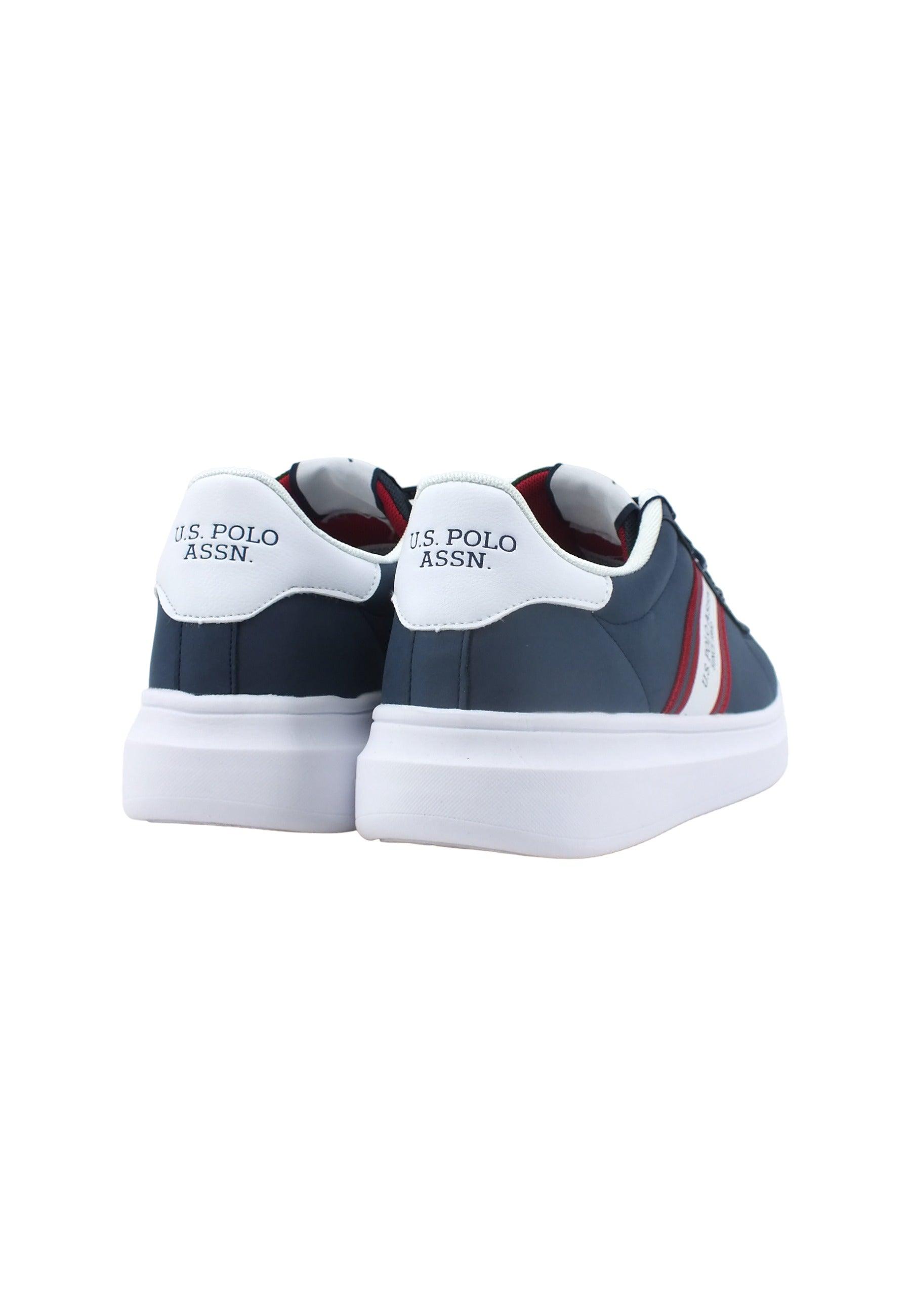 U.S. POLO ASSN. Sneaker Uomo Dark Blue Red CODY002 - Sandrini Calzature e Abbigliamento