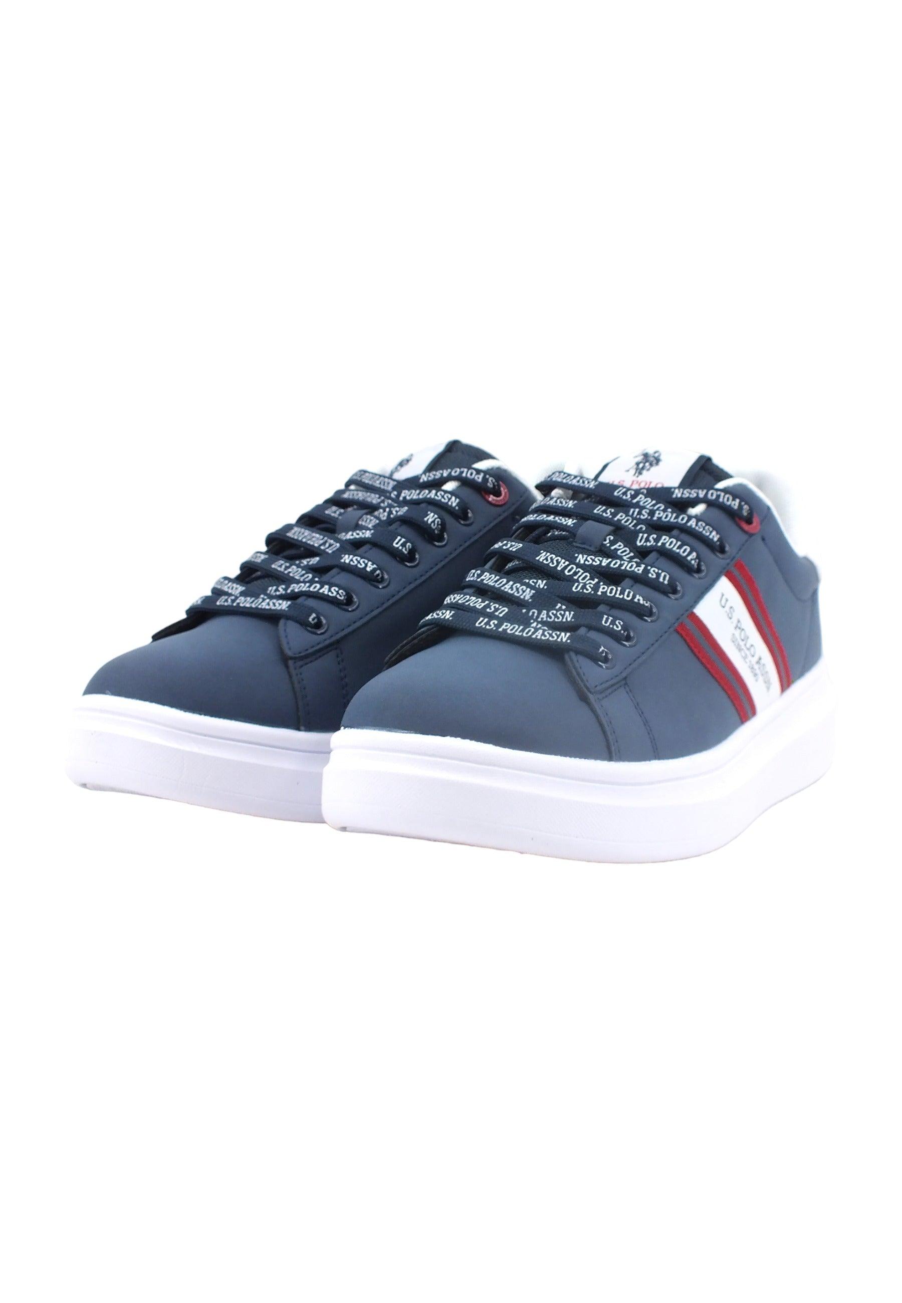 U.S. POLO ASSN. Sneaker Uomo Dark Blue Red CODY002 - Sandrini Calzature e Abbigliamento