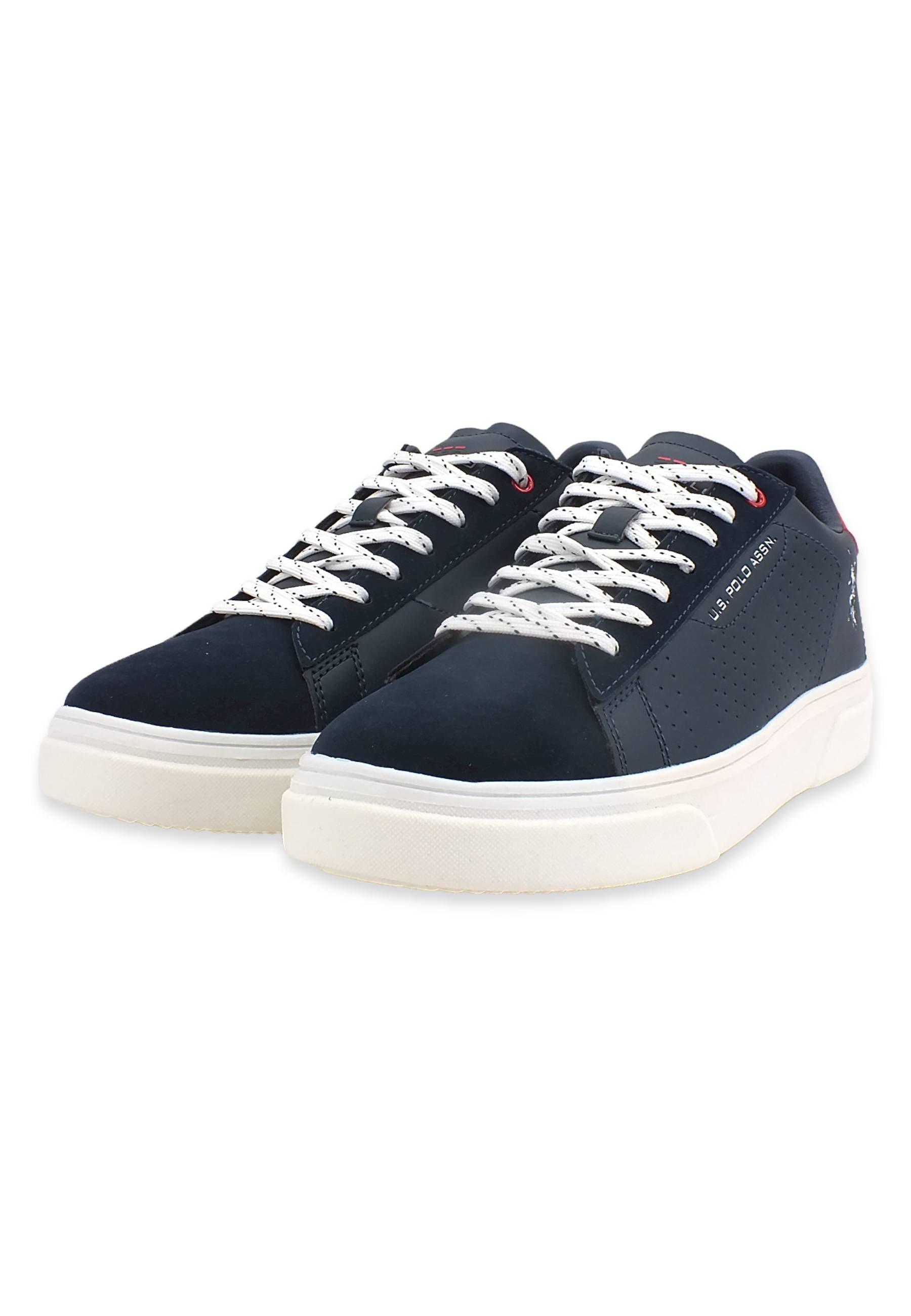 U.S. POLO ASSN. Sneaker Uomo Dark Blue Red URUS001A - Sandrini Calzature e Abbigliamento
