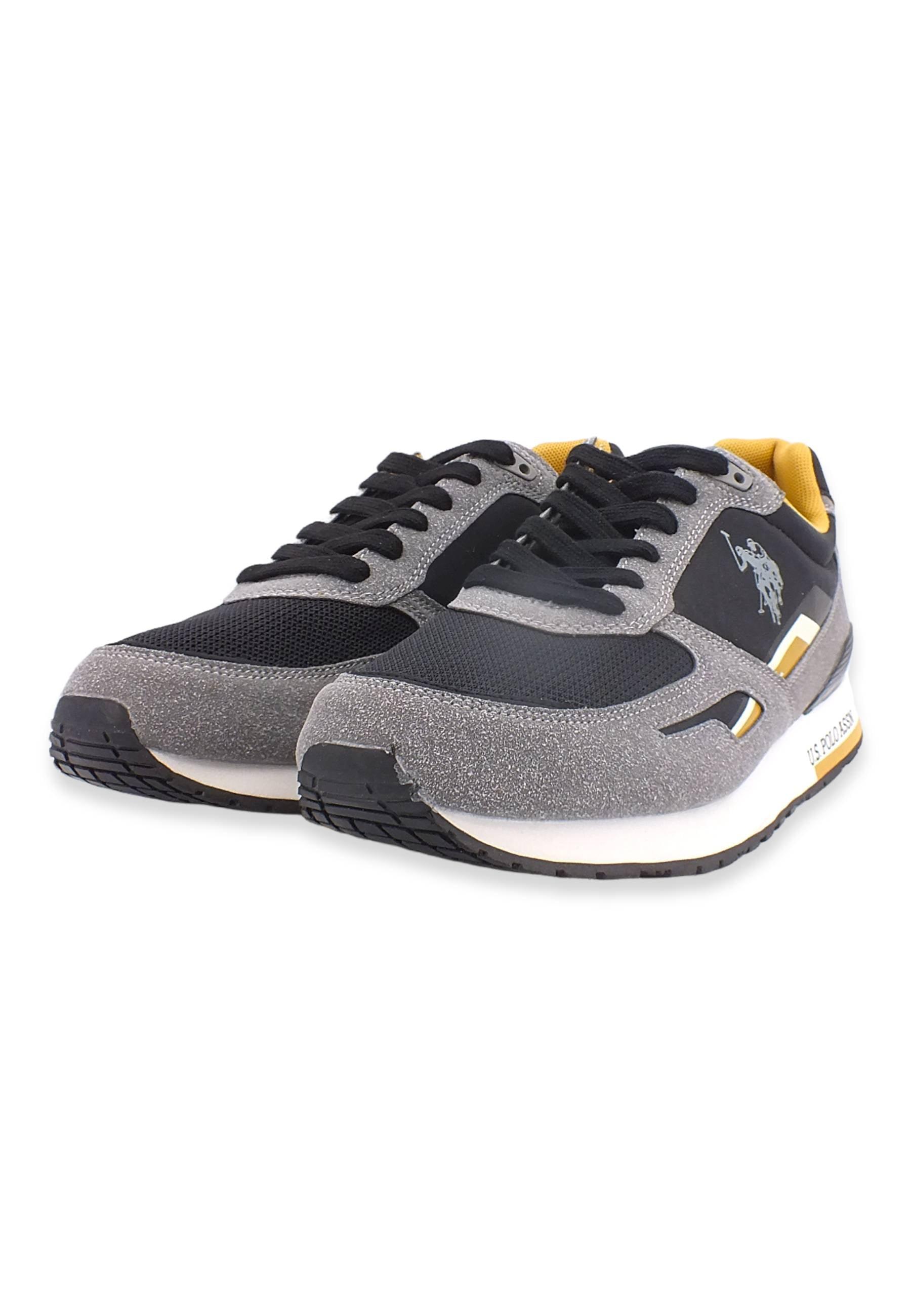 U.S. POLO ASSN. Sneaker Uomo Grey Black TABRY001B - Sandrini Calzature e Abbigliamento