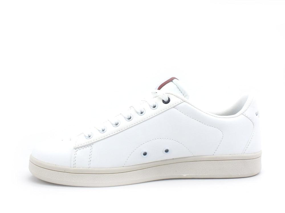 U.S. POLO ASSN. Sneaker Uomo White Red ALCOR - Sandrini Calzature e Abbigliamento