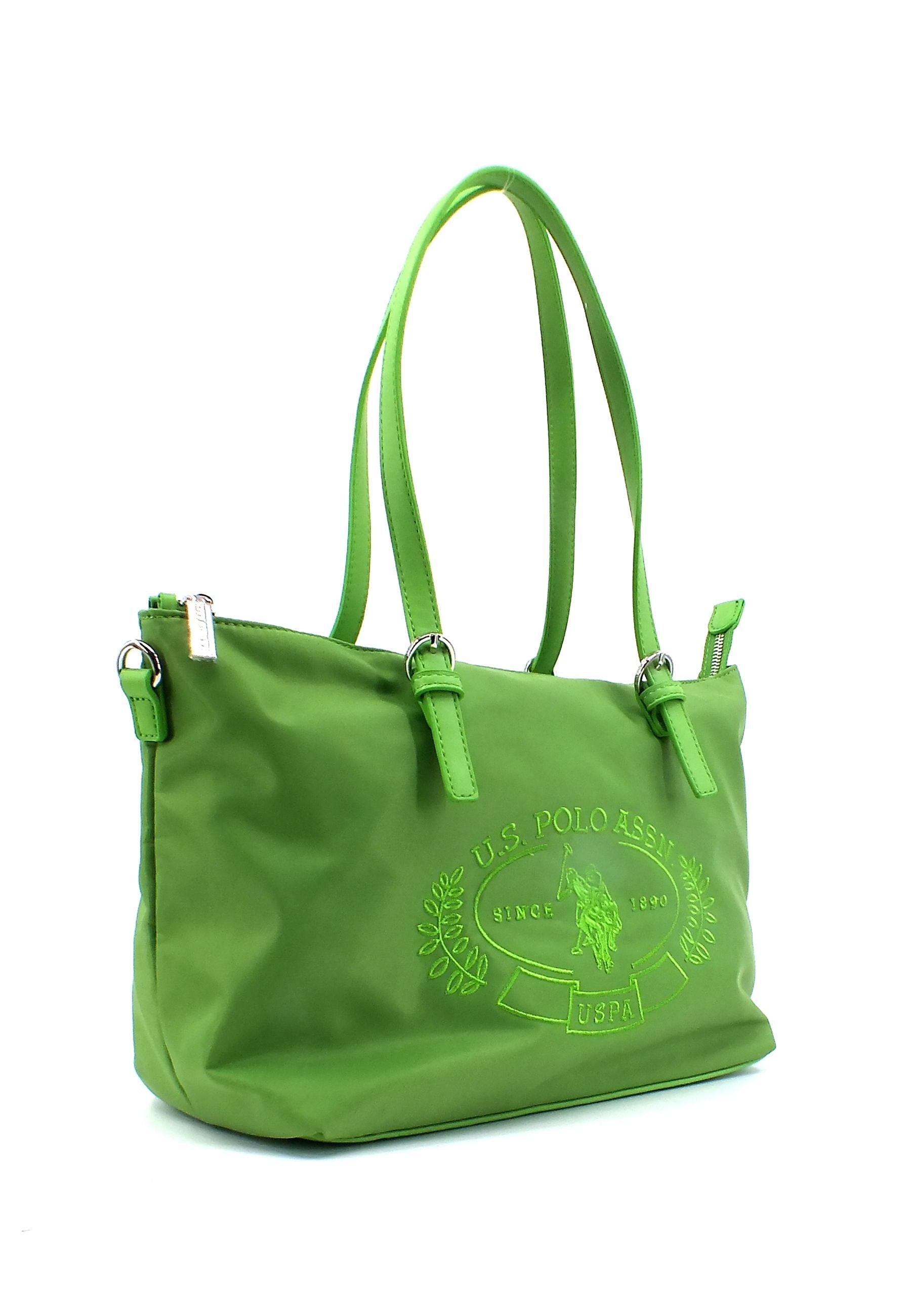 U.S. POLO ASSN. Springfield Borsa Green BEUPA5087WIP700 - Sandrini Calzature e Abbigliamento