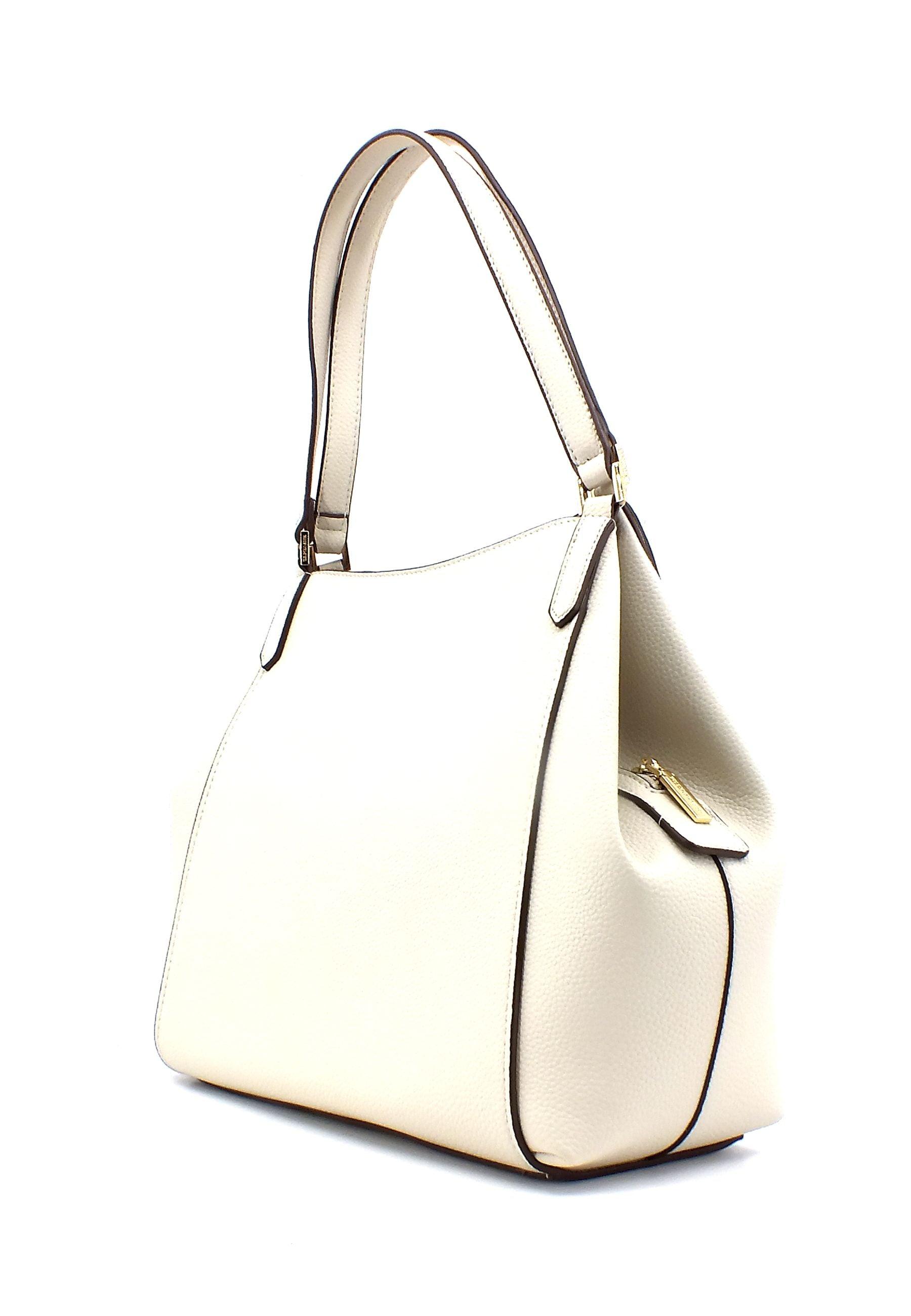 U.S. POLO ASSN. Stanford Borsa Shopping Off White BEUSS5926WVP802 - Sandrini Calzature e Abbigliamento