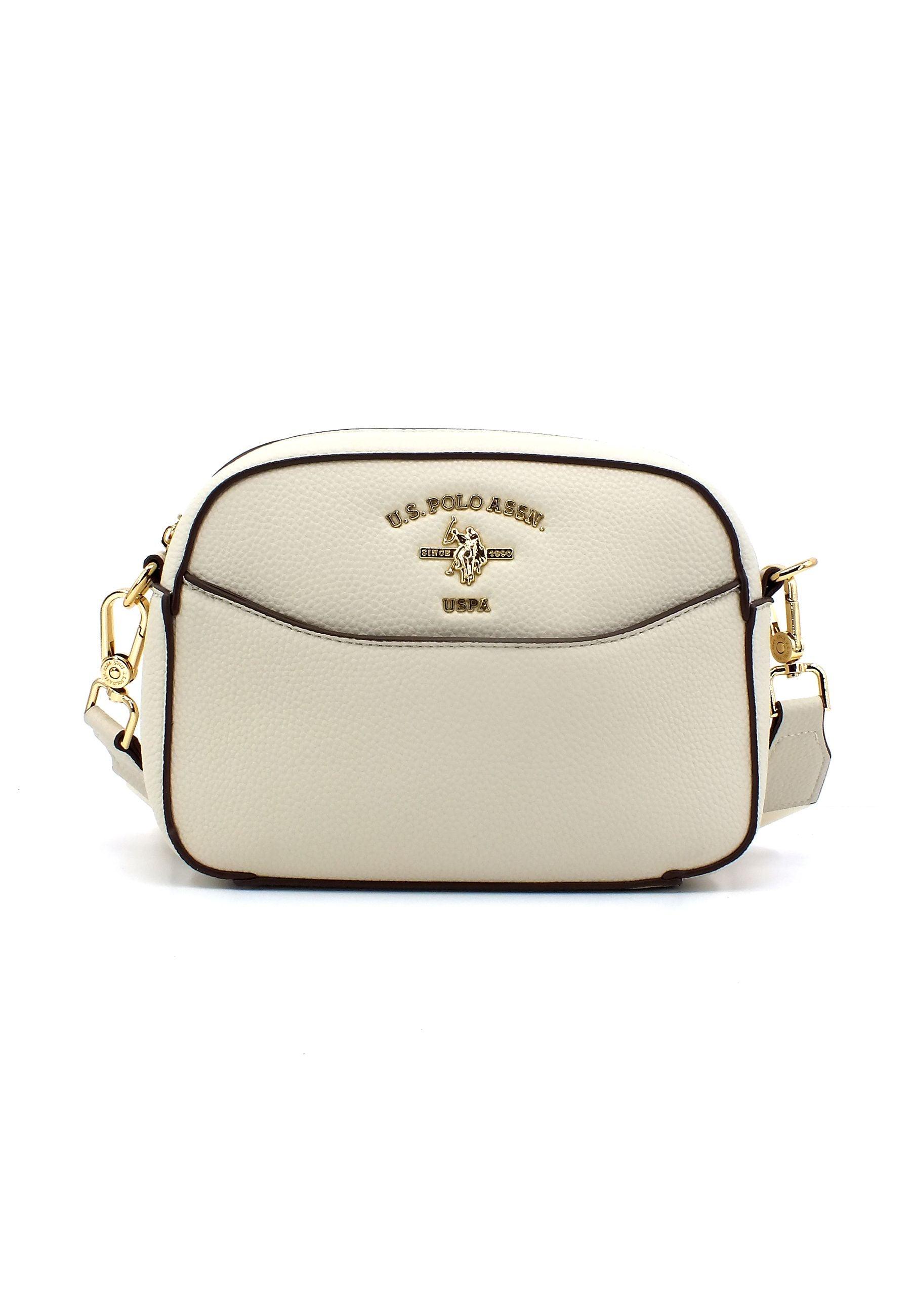 U.S. POLO ASSN. Stanford Tracolla Crossbody Off White BEUSS6064WVP802 - Sandrini Calzature e Abbigliamento
