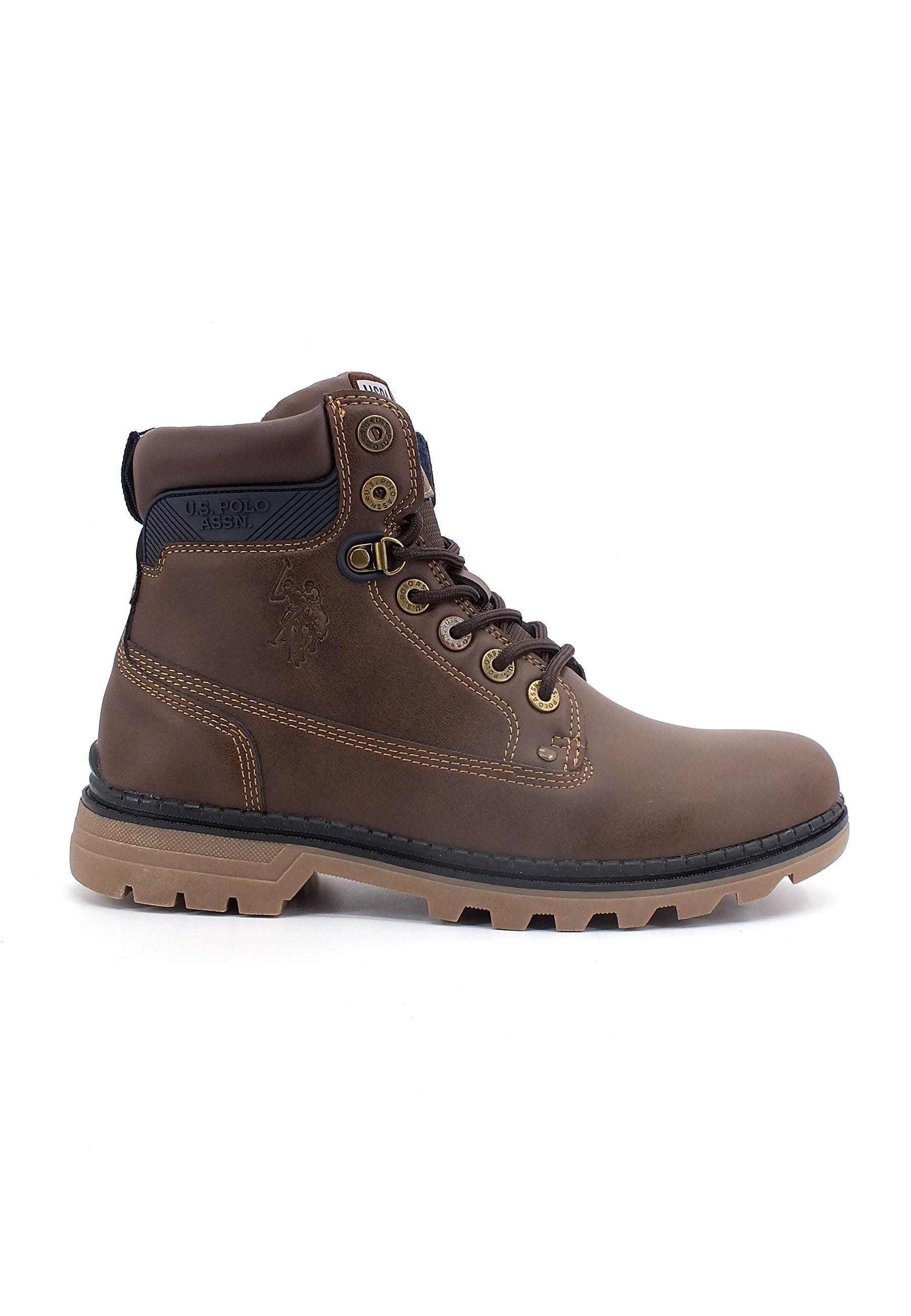 U.S. POLO ASSN. Stivaletto Uomo Scarponcino Dark Brown ZIGGY002 - Sandrini Calzature e Abbigliamento